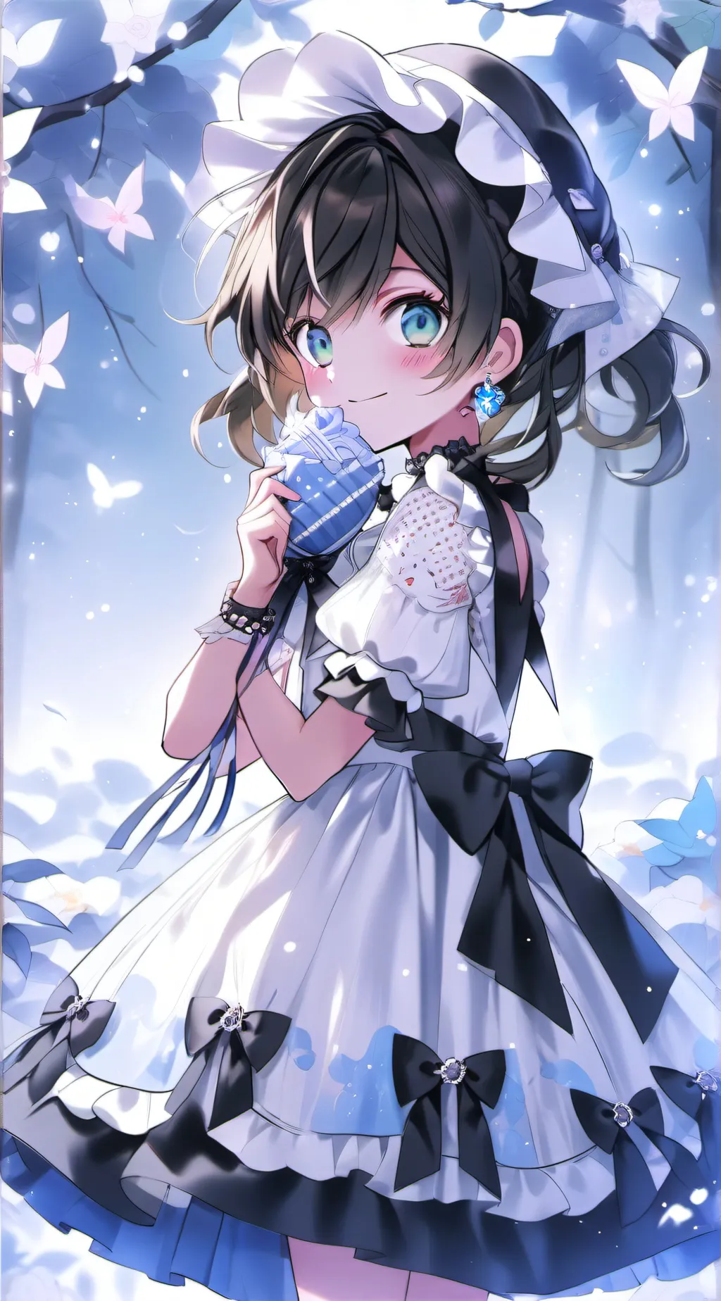 ai character: Dulce 💙 background