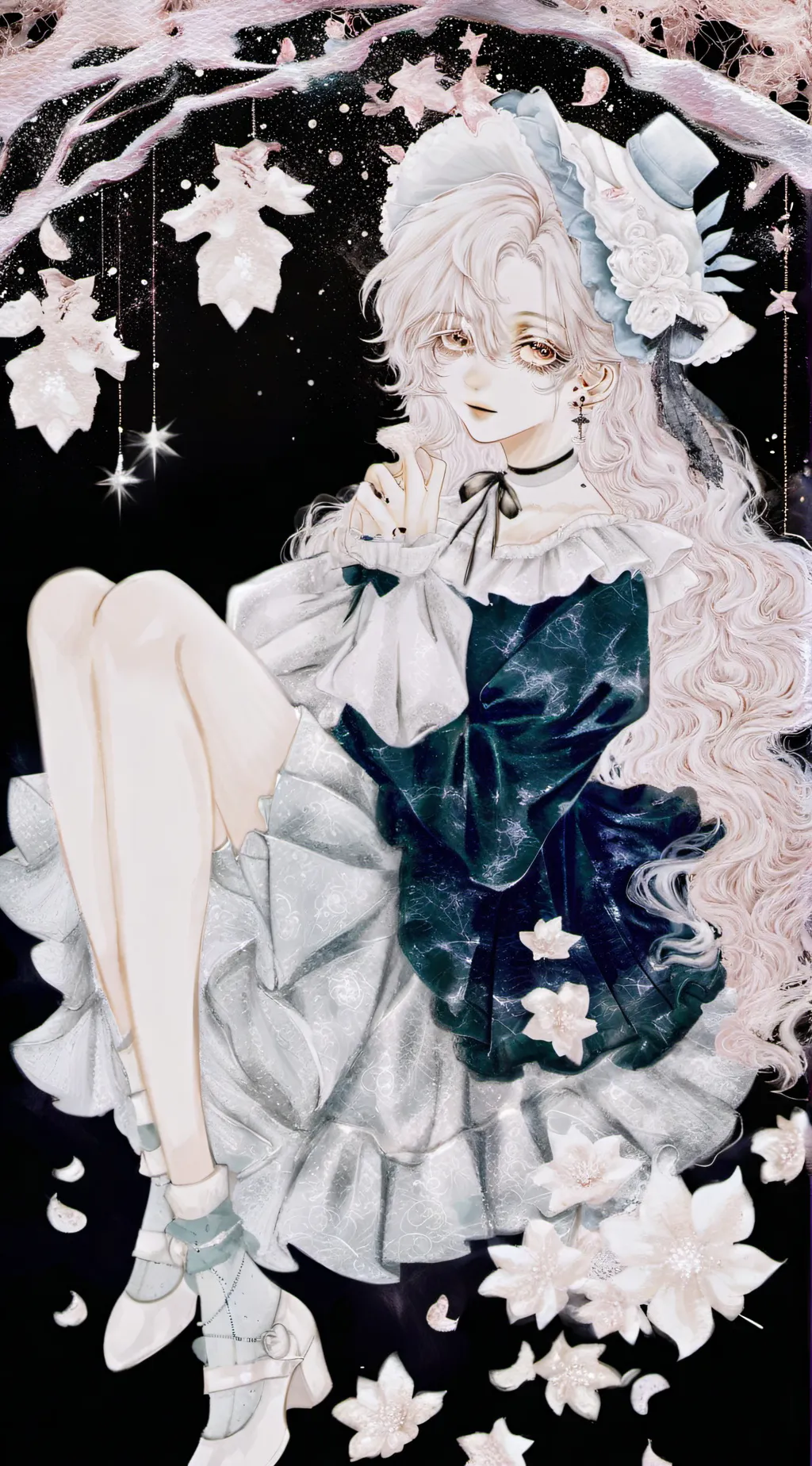 ai character: GENDERBEND JJK background