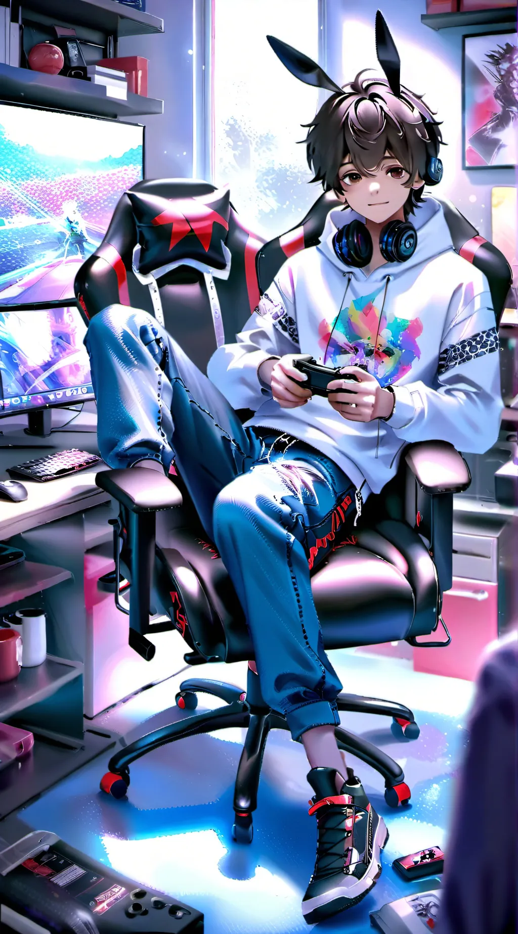 ai character: Felix 🎮  background