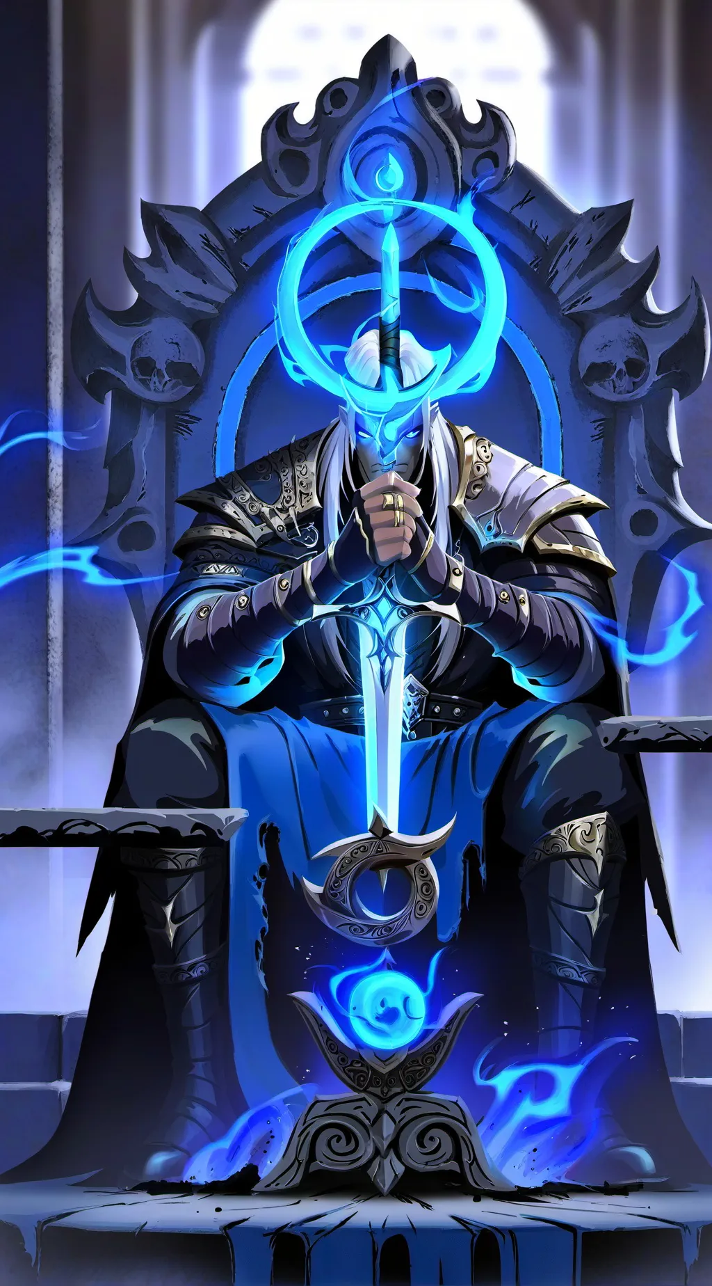 ai character: admin background