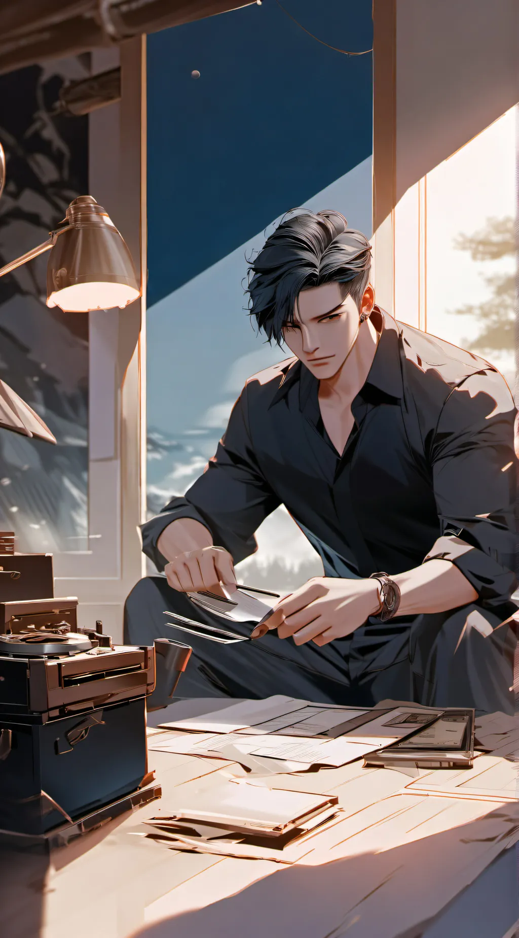 ai character: Jack🥰 background