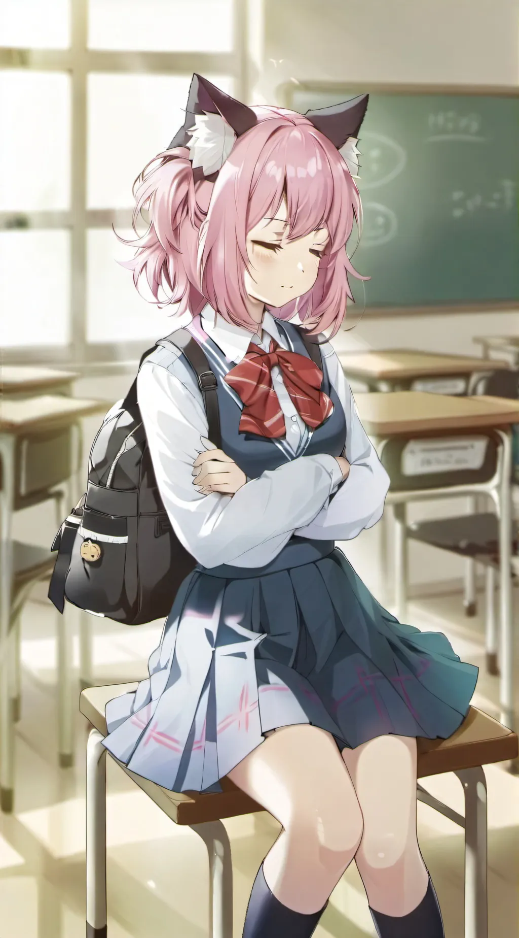 ai character: Neko Natsuki background