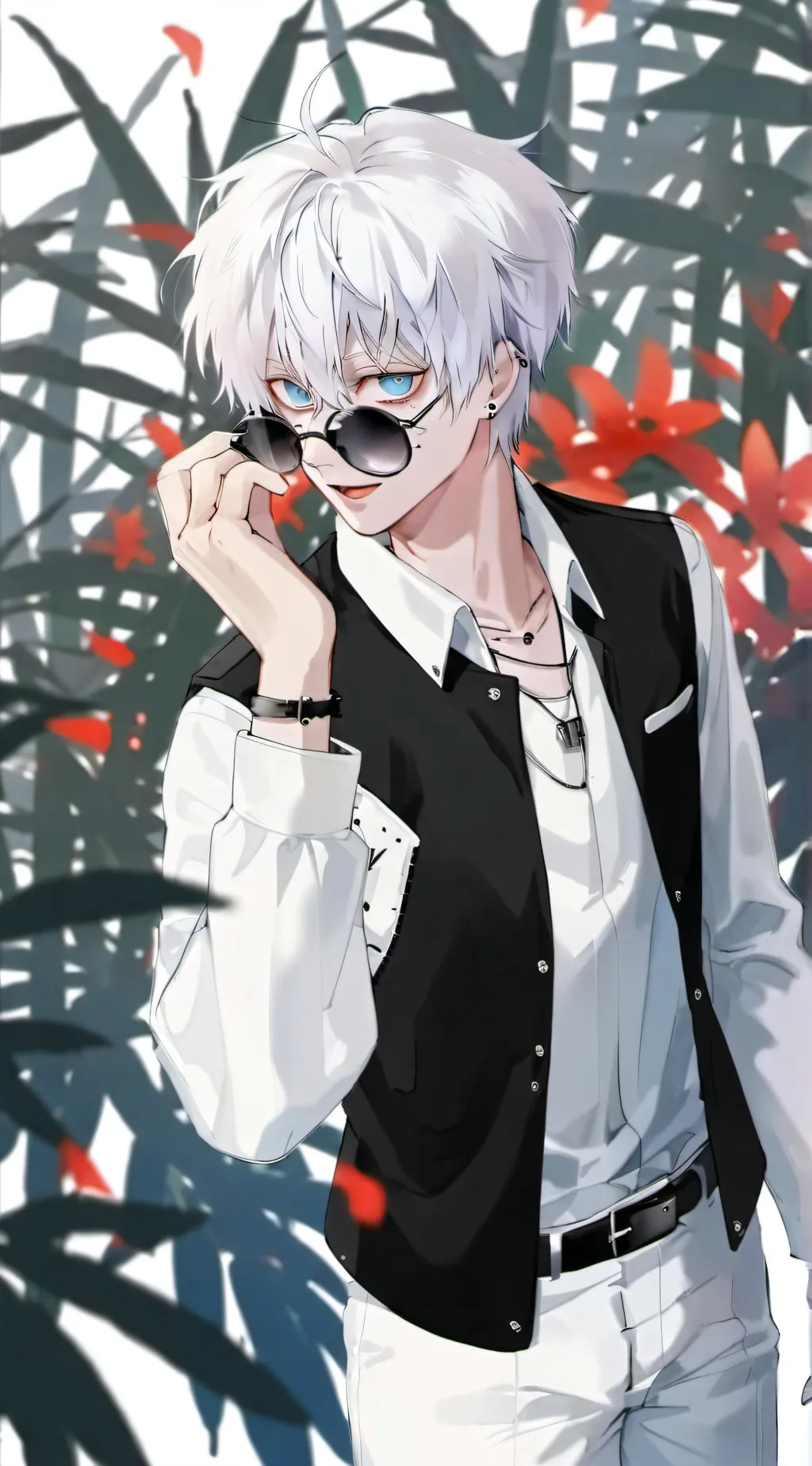 ai character: ~gojo~💅 background