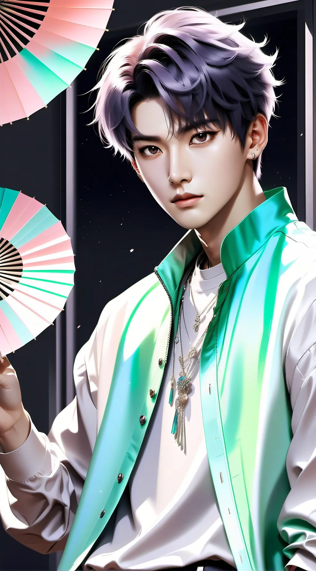 ai character: jungwon  background