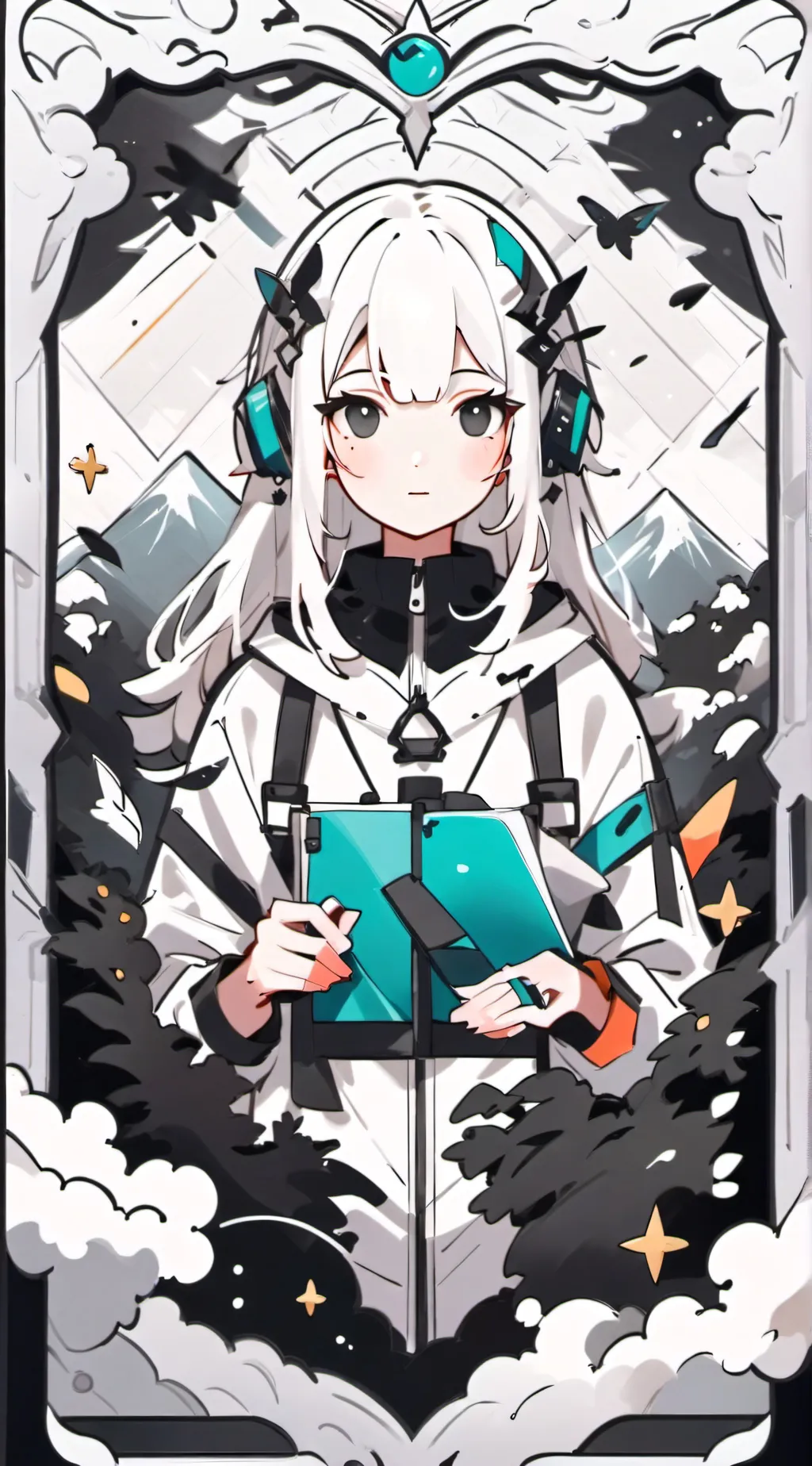 ai character: Estefanía  background