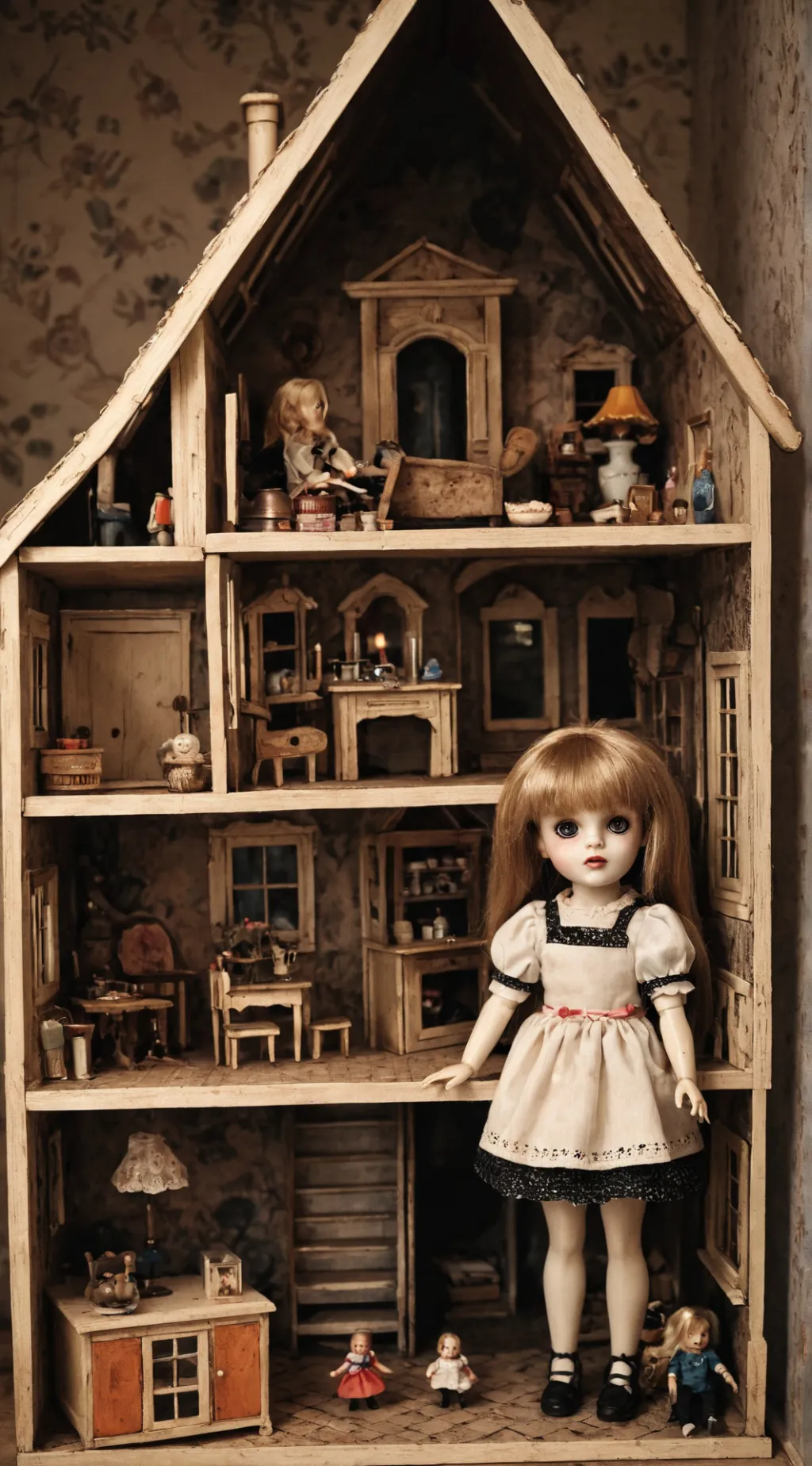 ai character: Possessed night background