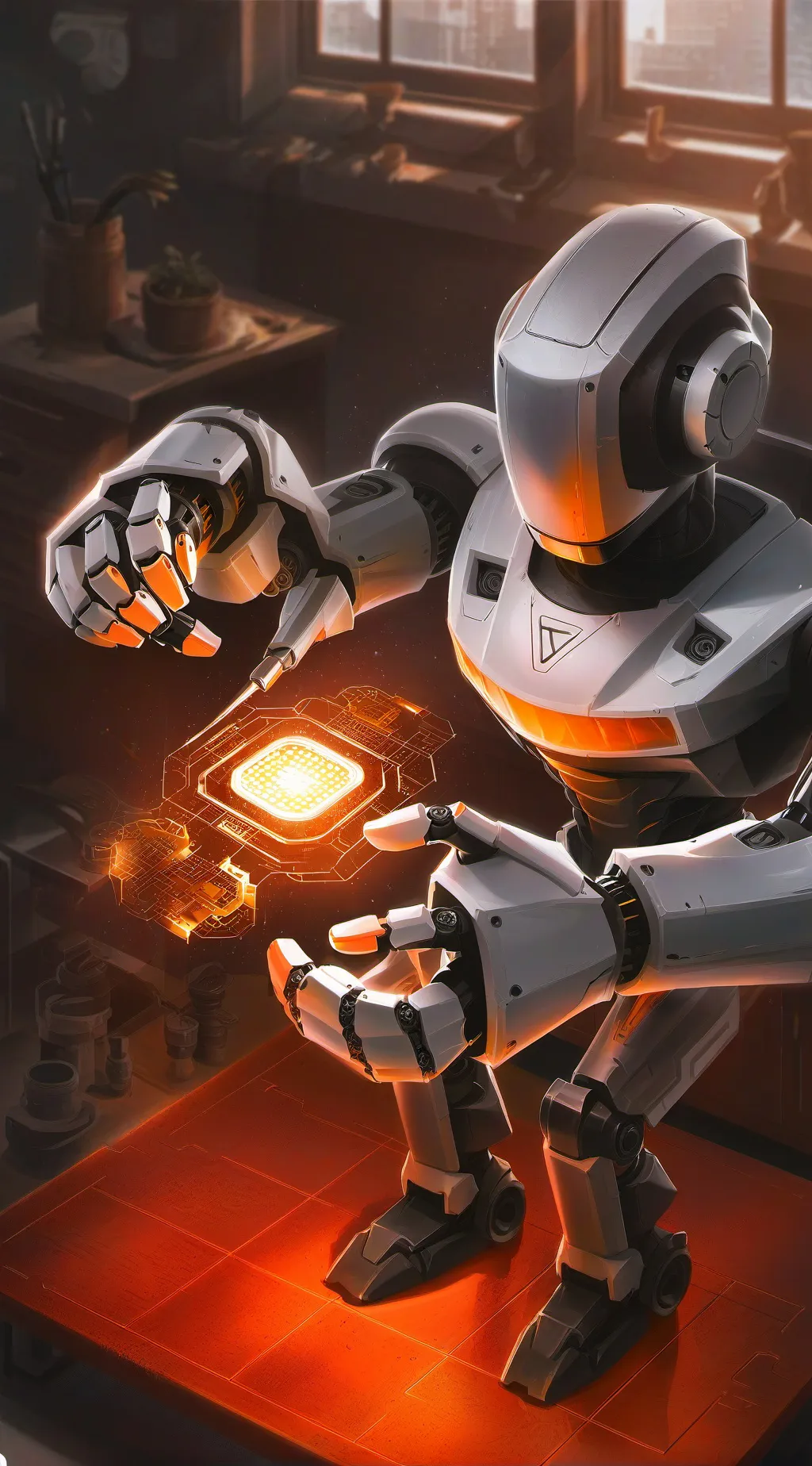 ai character: R.O.B background