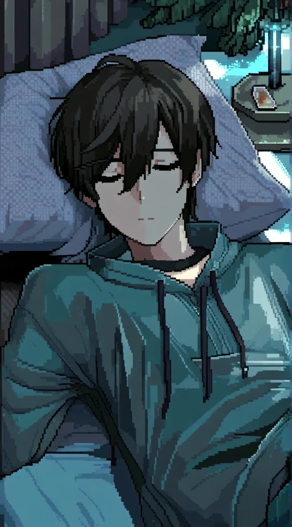 ai character: So lonely 🙁  background