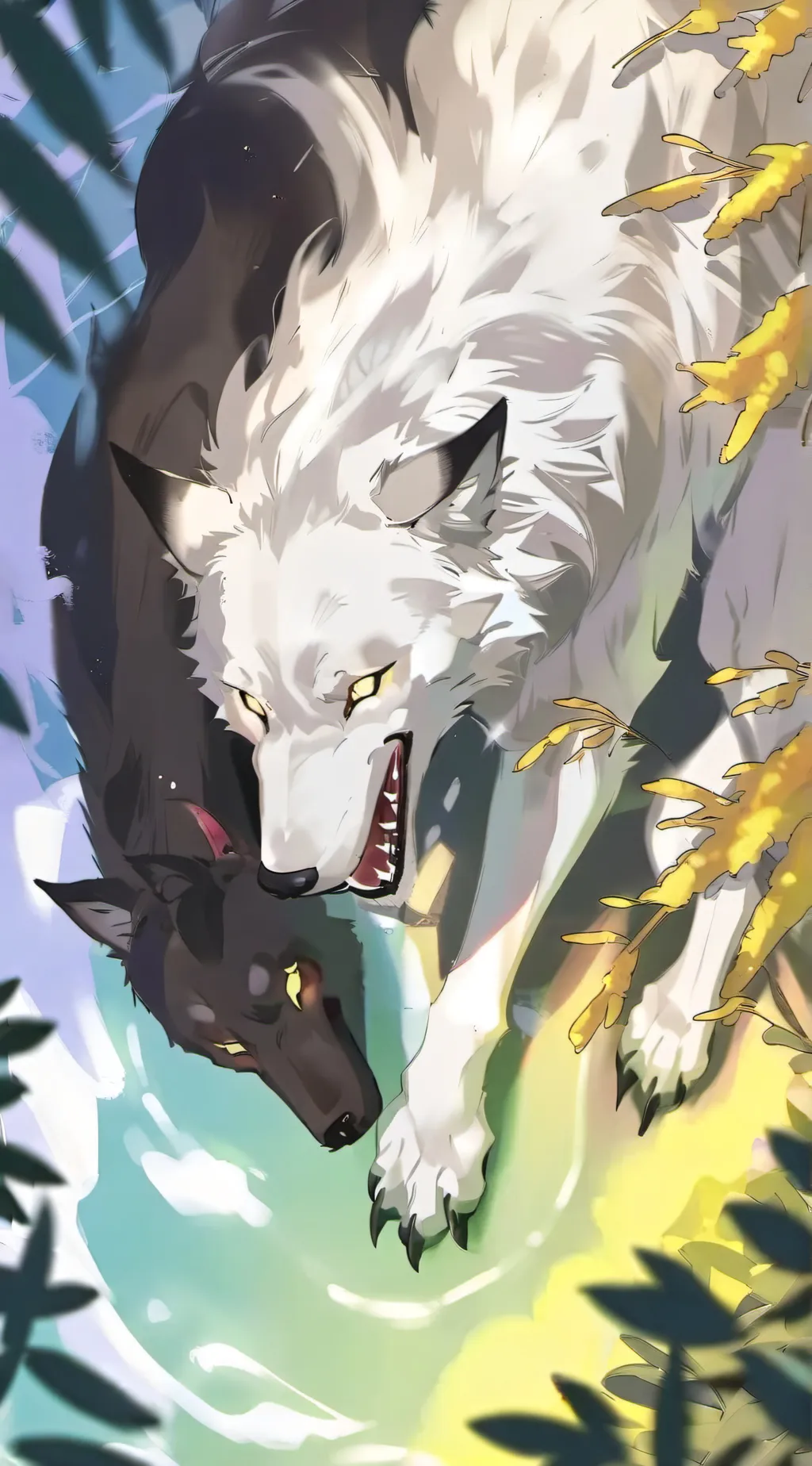 ai character: Ragin background