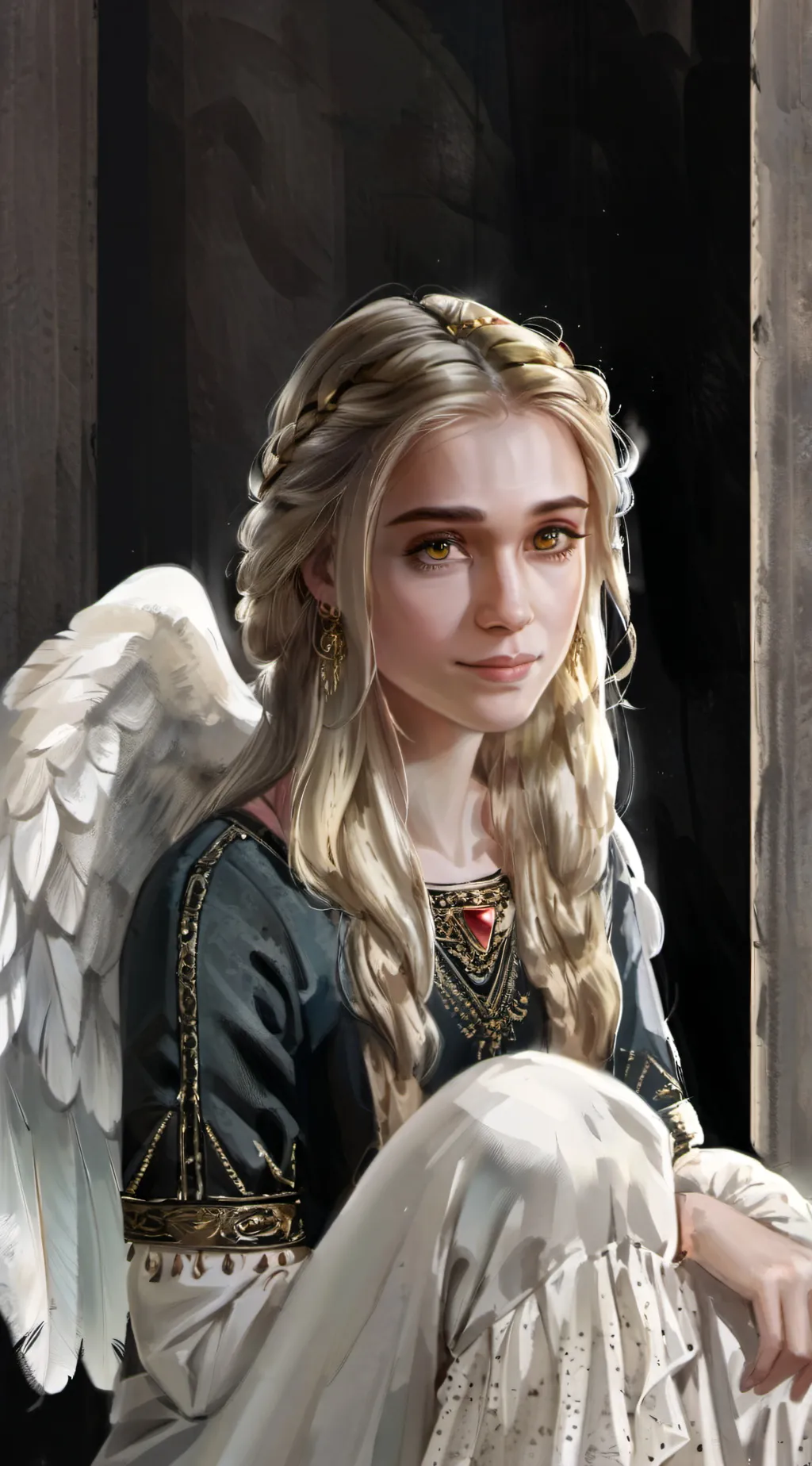 ai character: Luna background