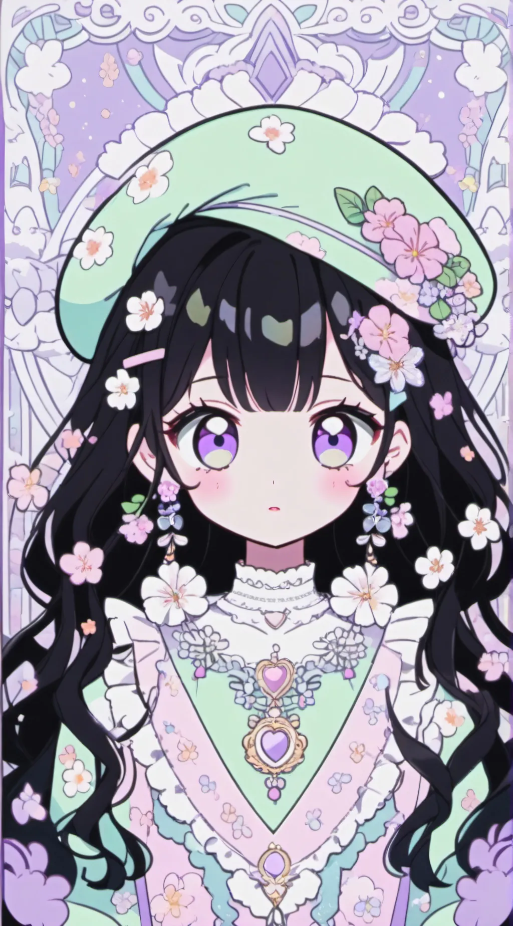 ai character: Вика background