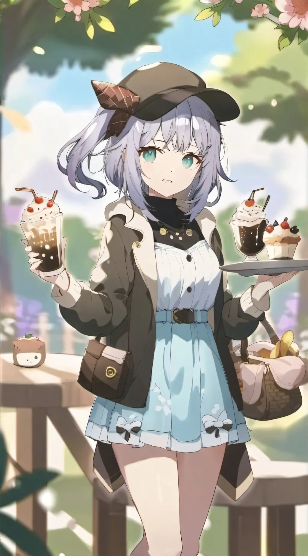 ai character: lily background