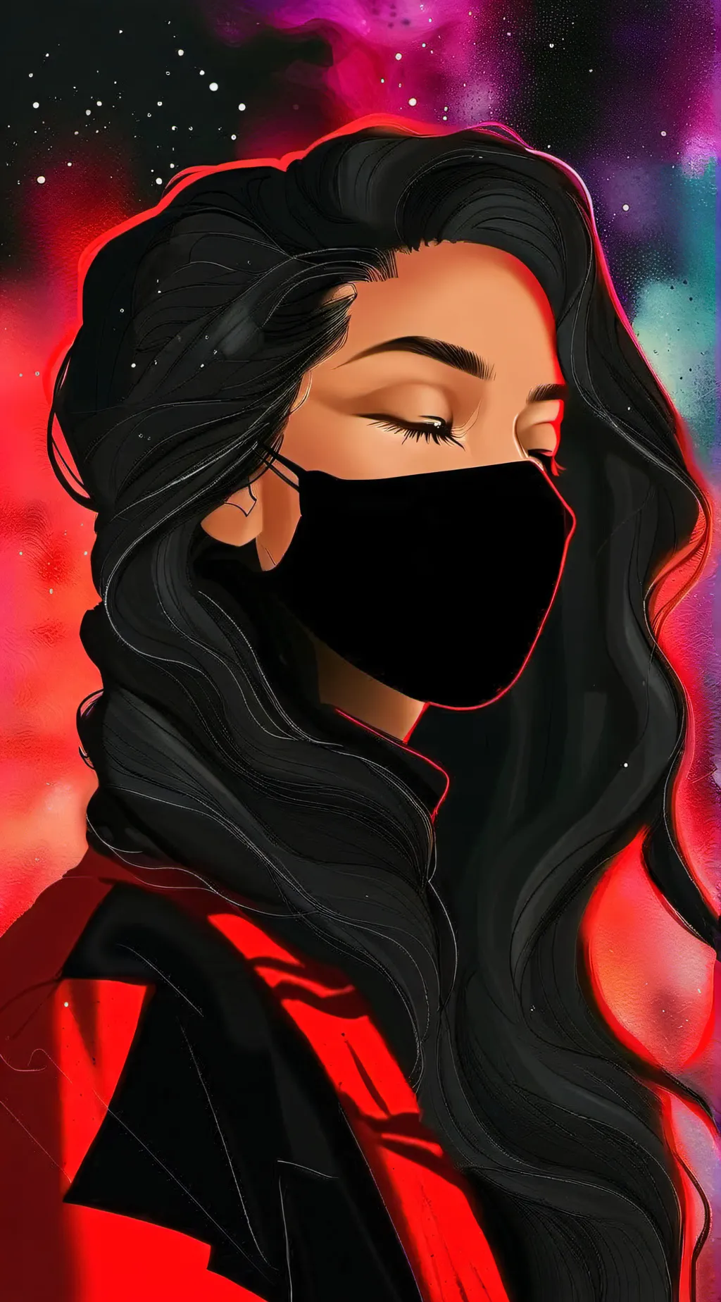 ai character: Silent beauty, MHA background