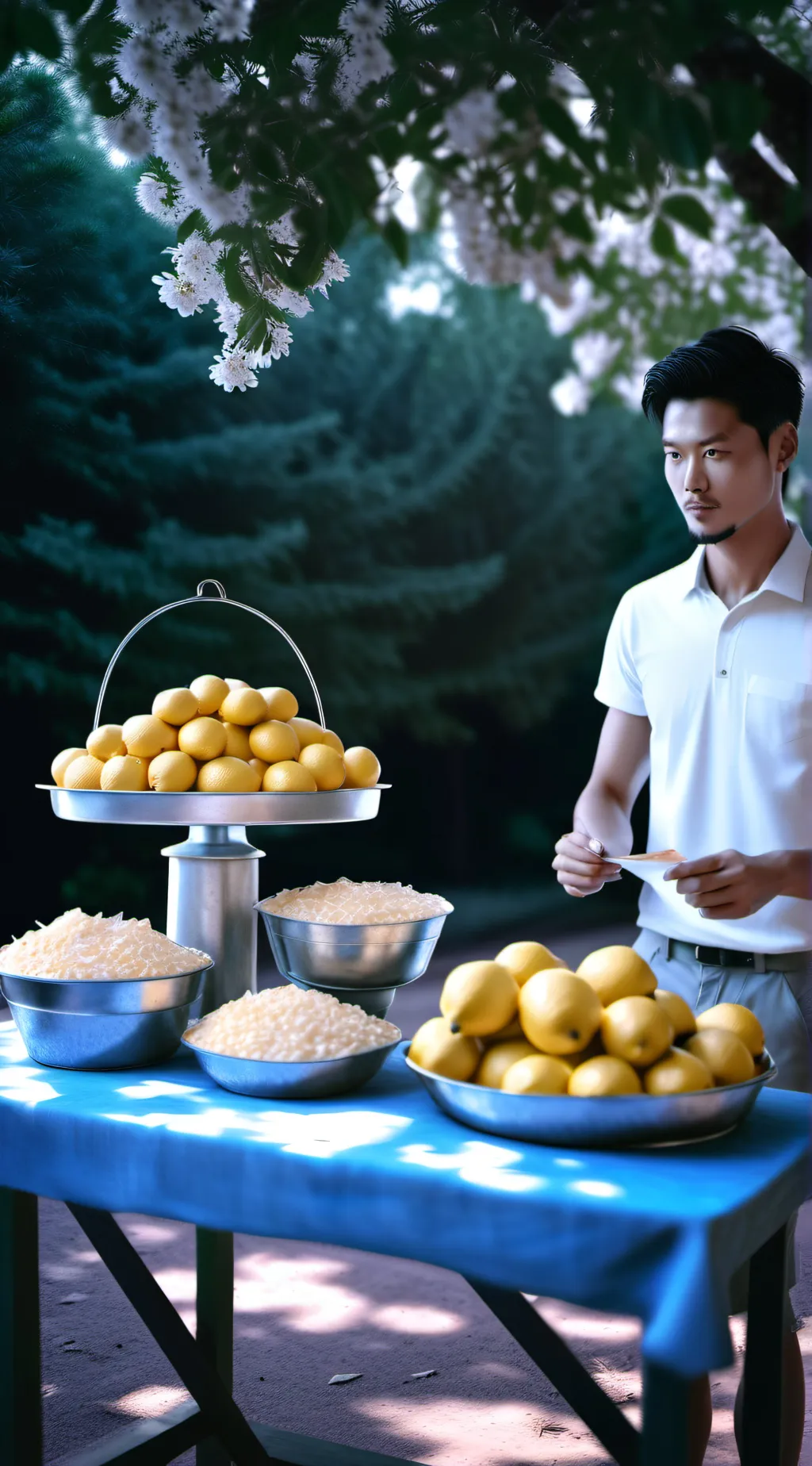 ai character: Celebrity lemonade  background