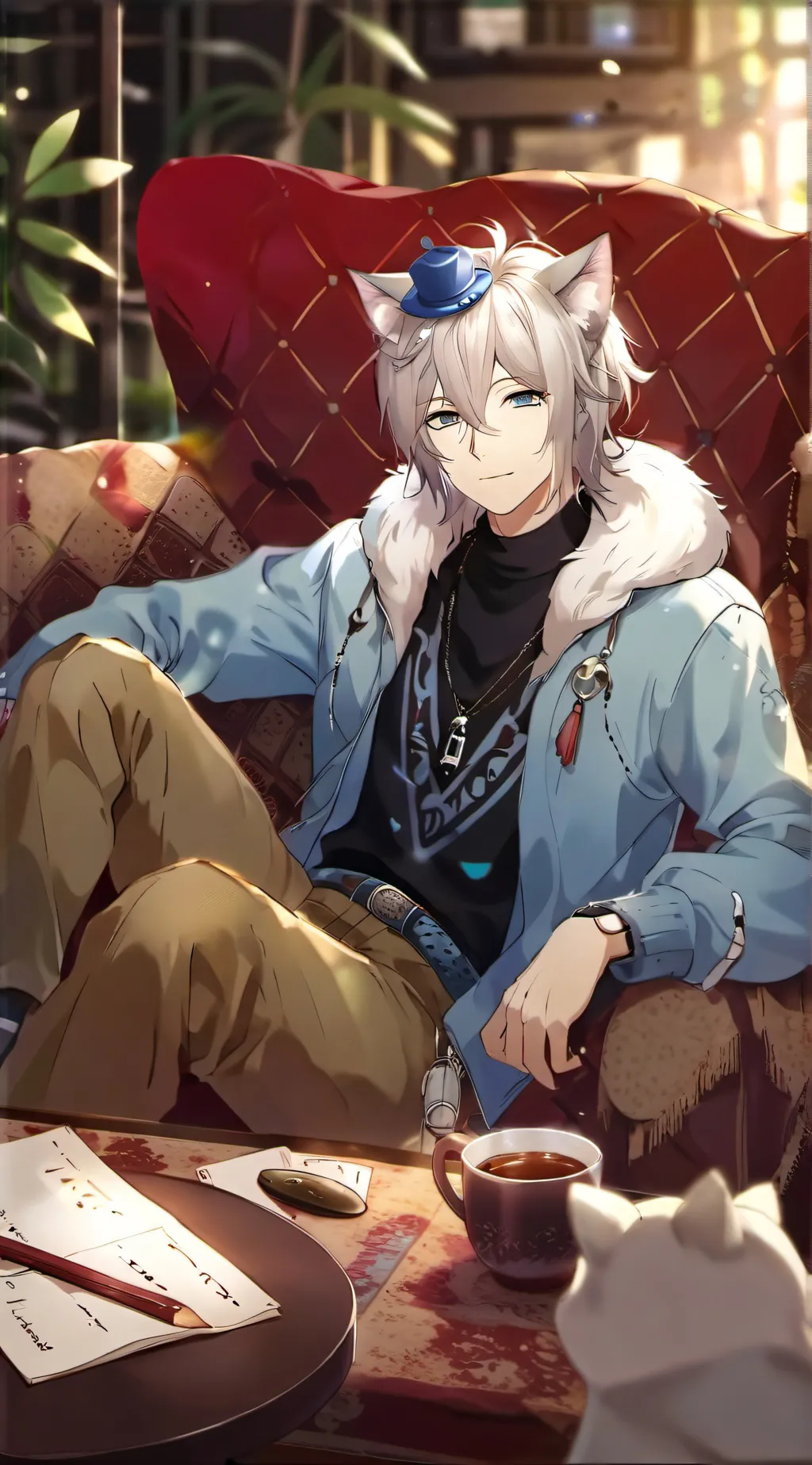 ai character: Max background