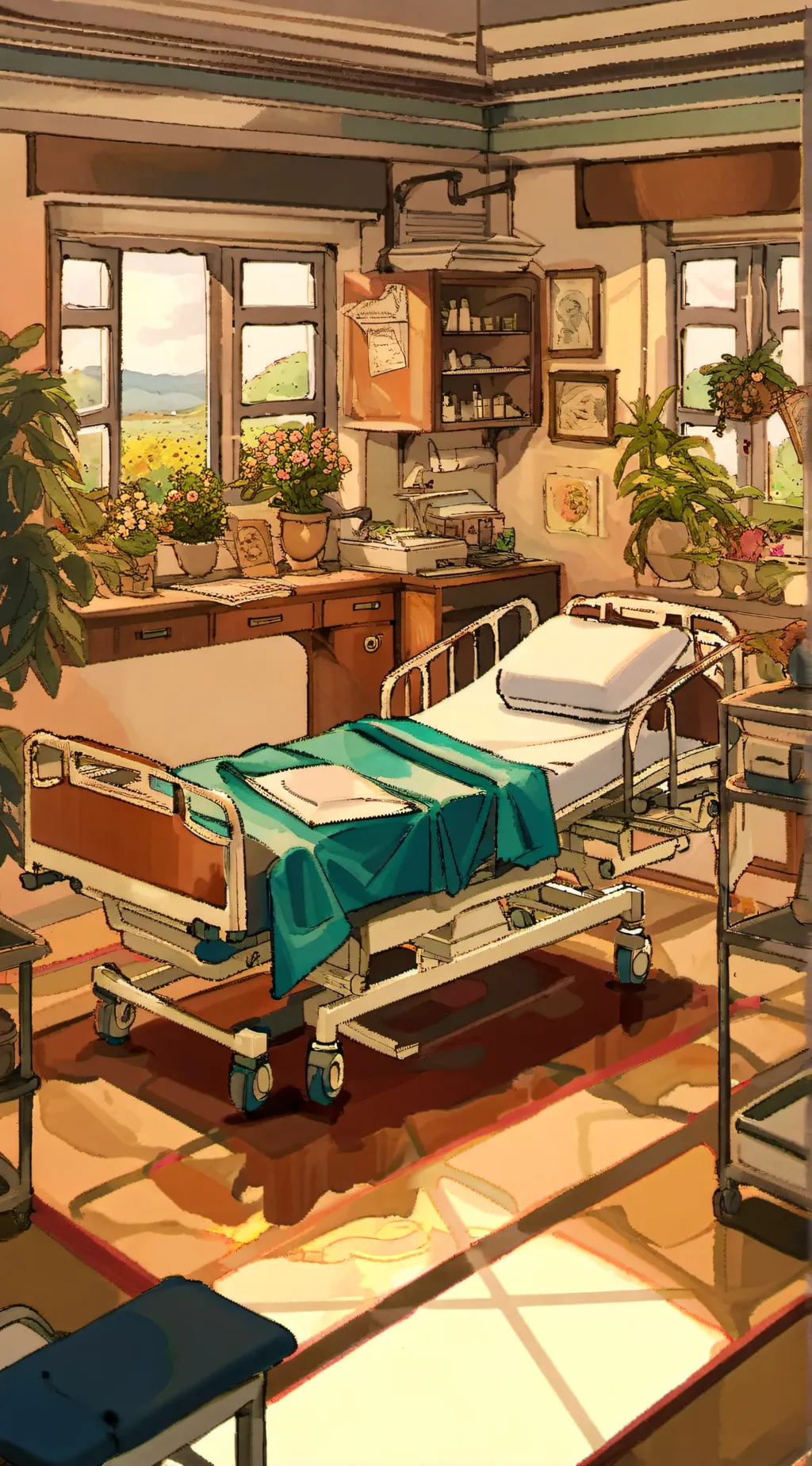 ai character: Kny after battle background