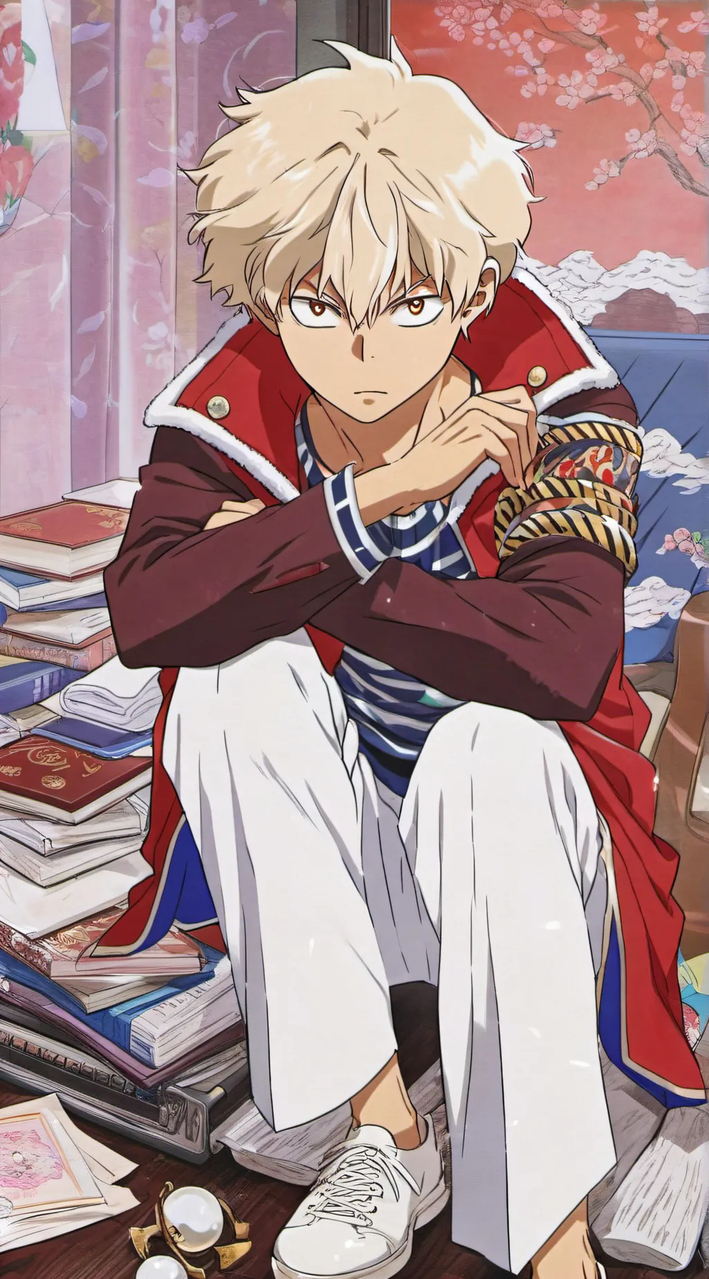 ai character: bakugo background