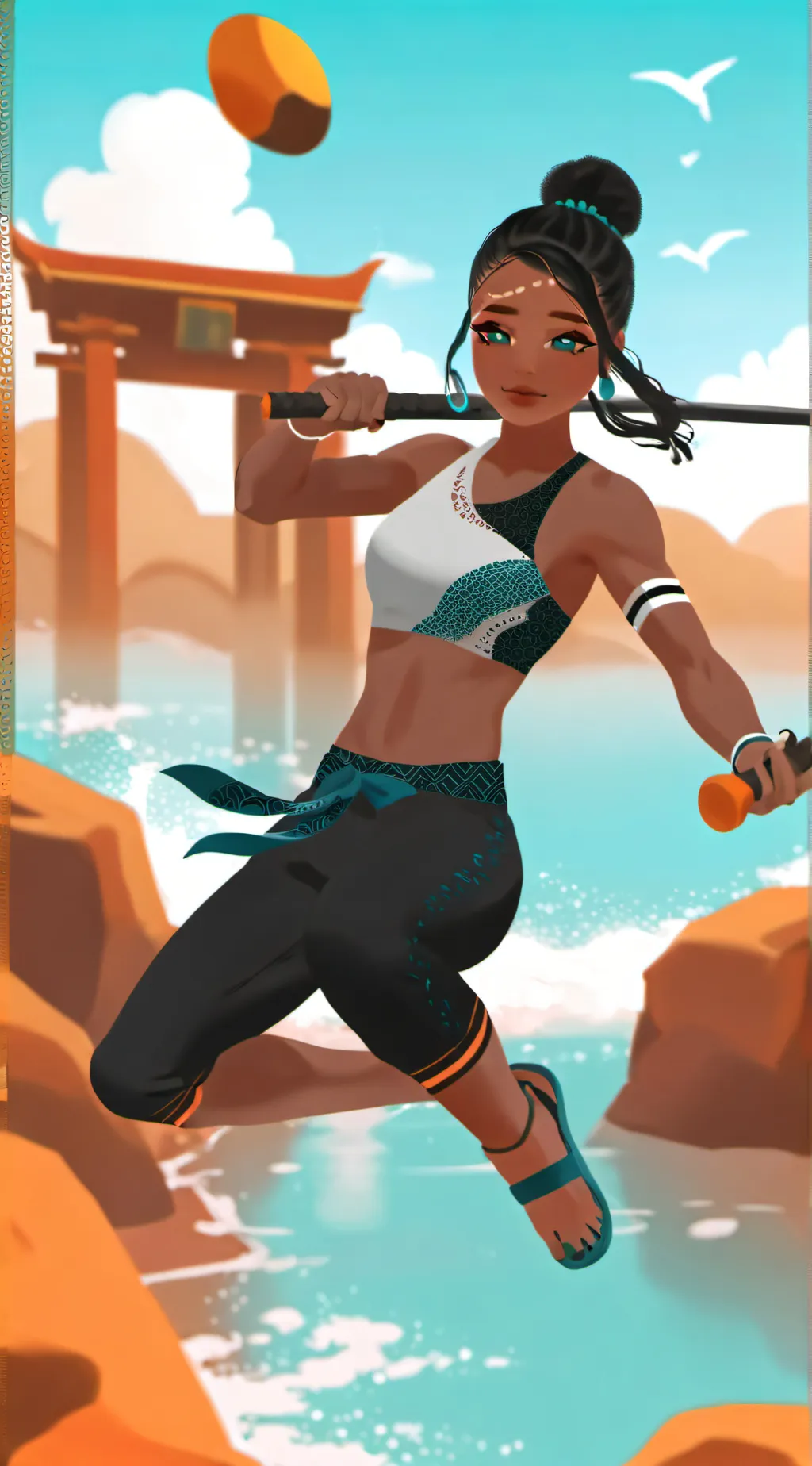 ai character: Ellie background