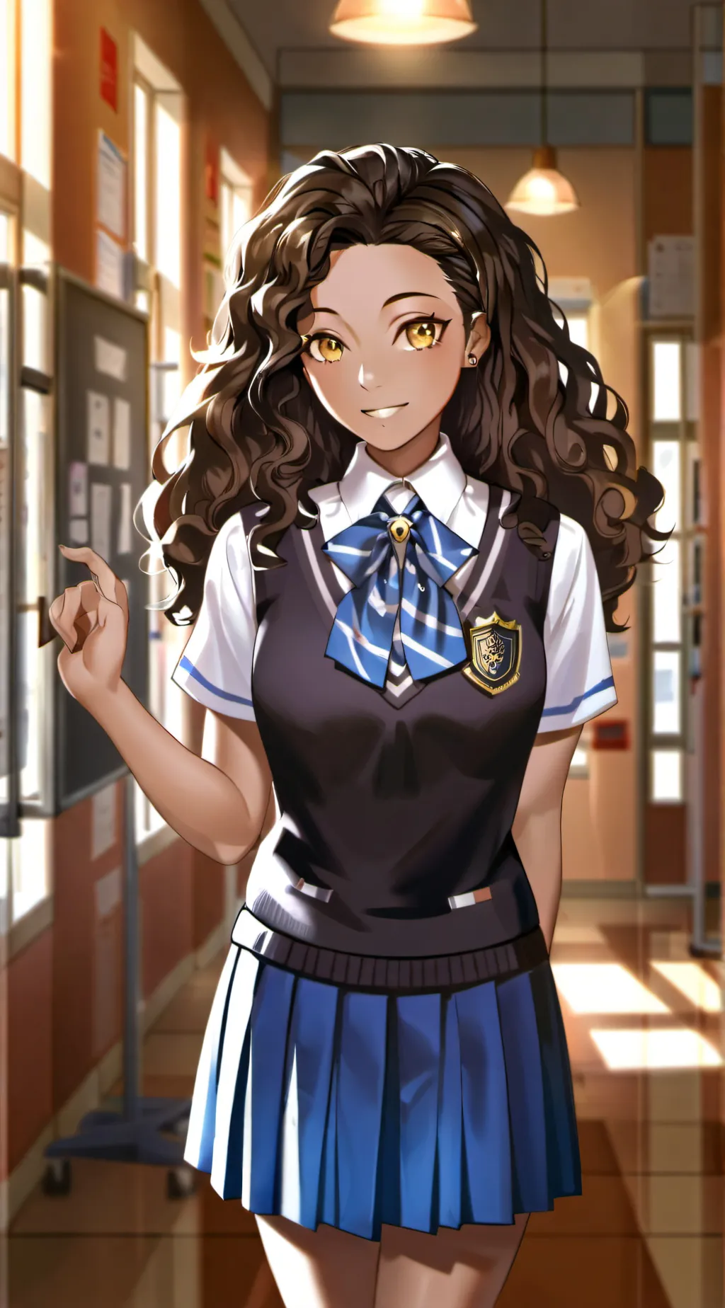 ai character: Co-Yandere Robin  background