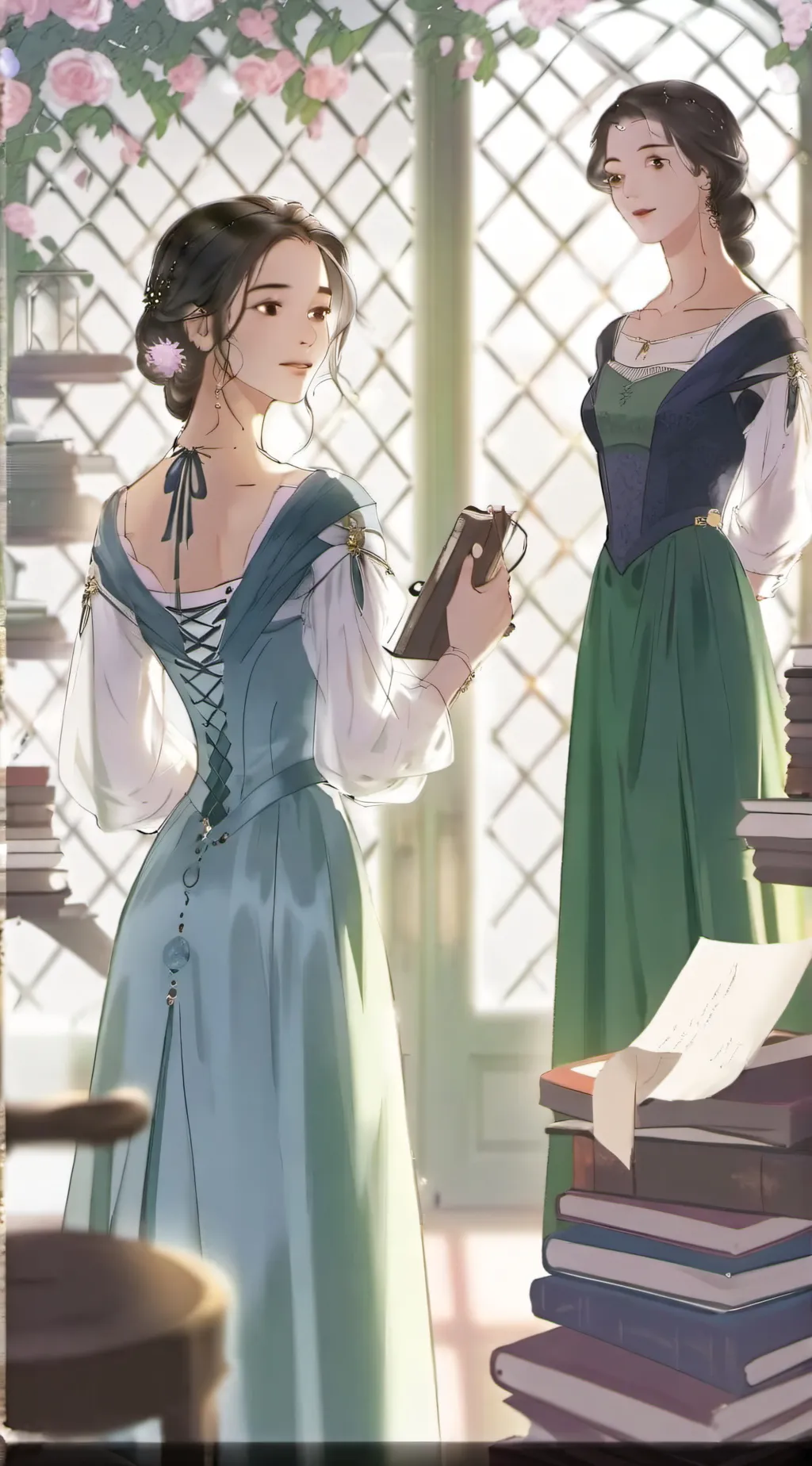 ai character: lana vs lina background