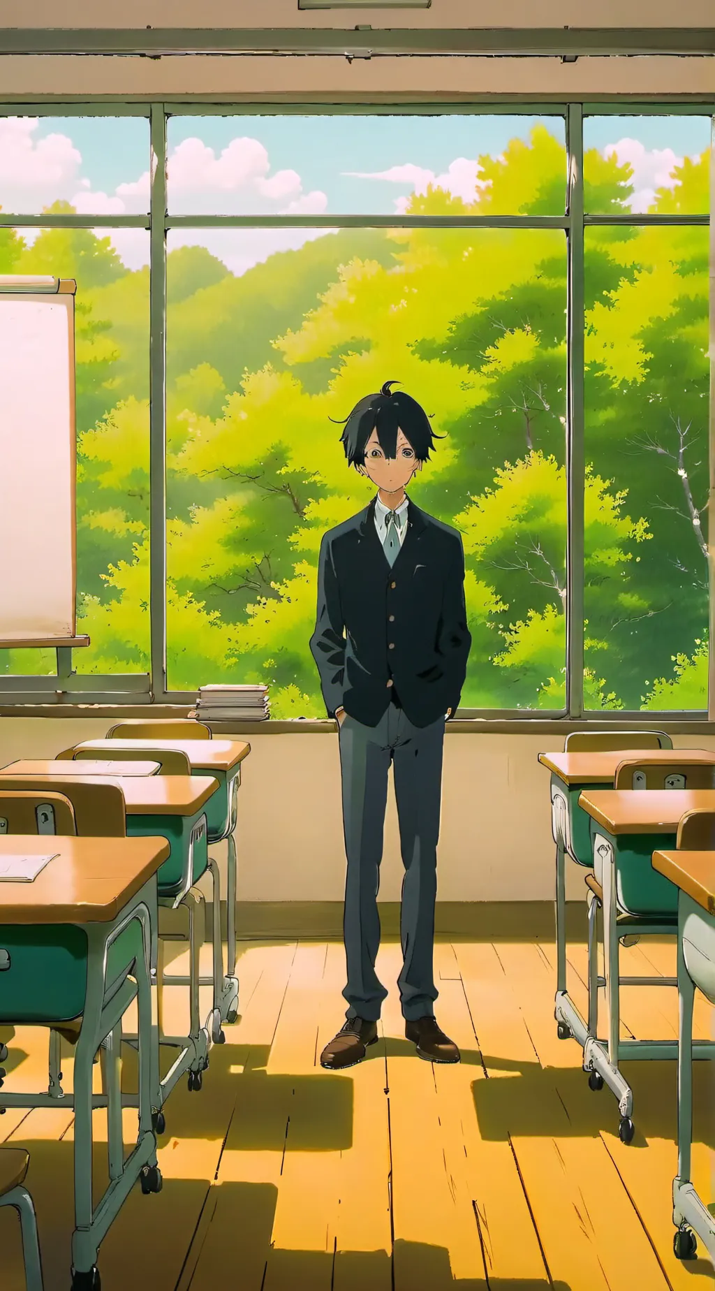 ai character: mha but a twist background