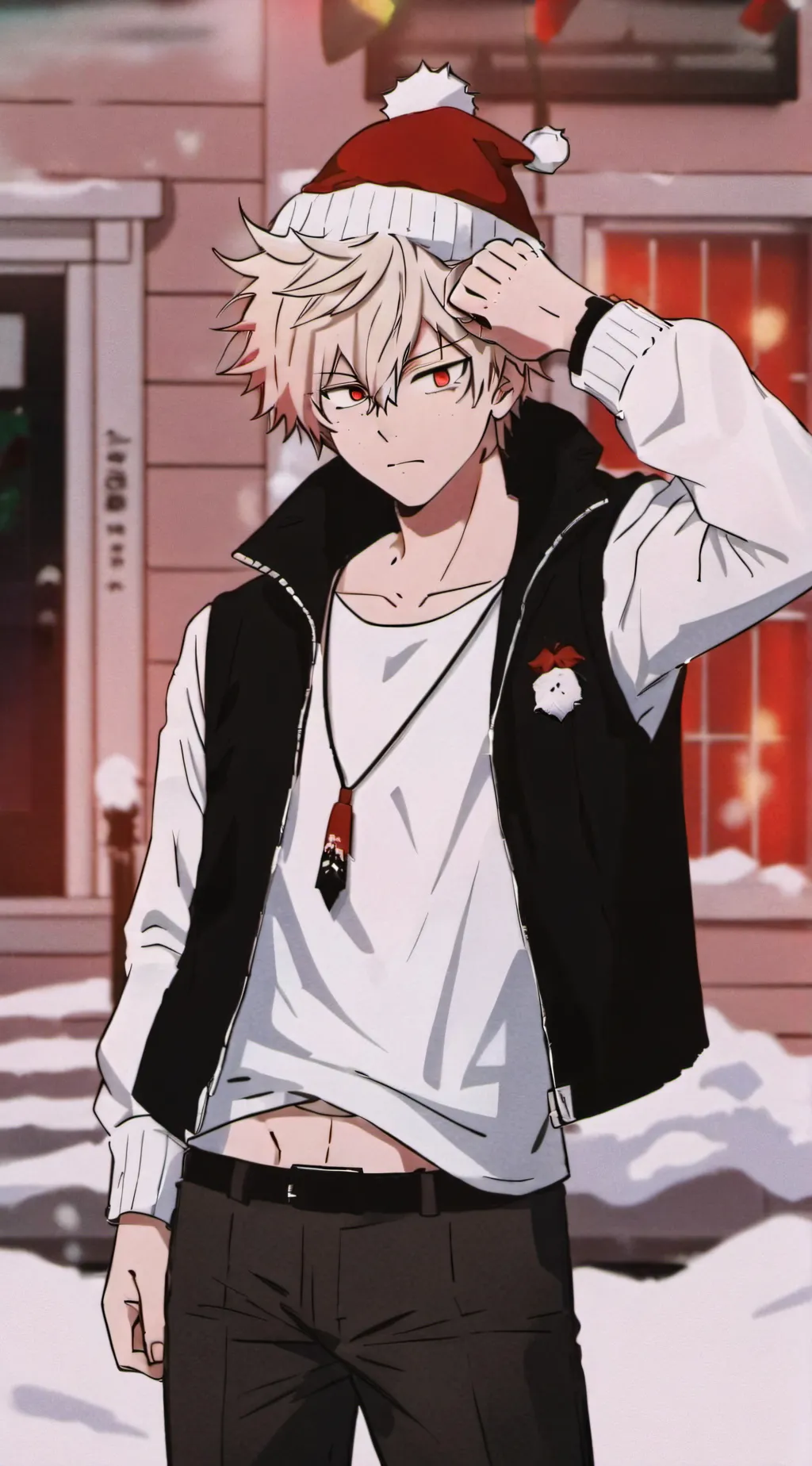 ai character: bakugou  background