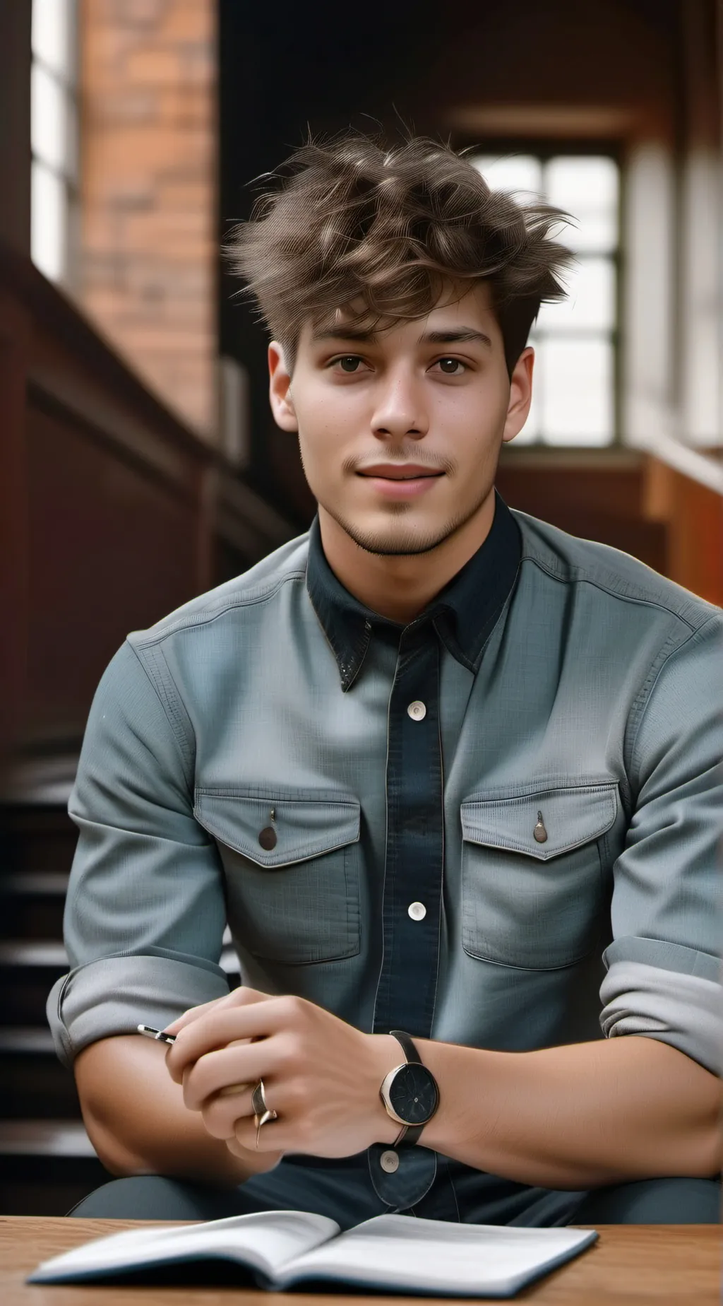 ai character: Mr.Davila (Andrew) background