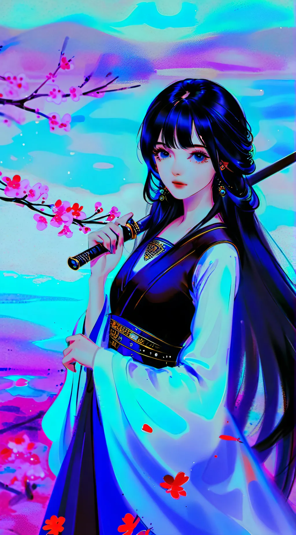 ai character: Luna  background