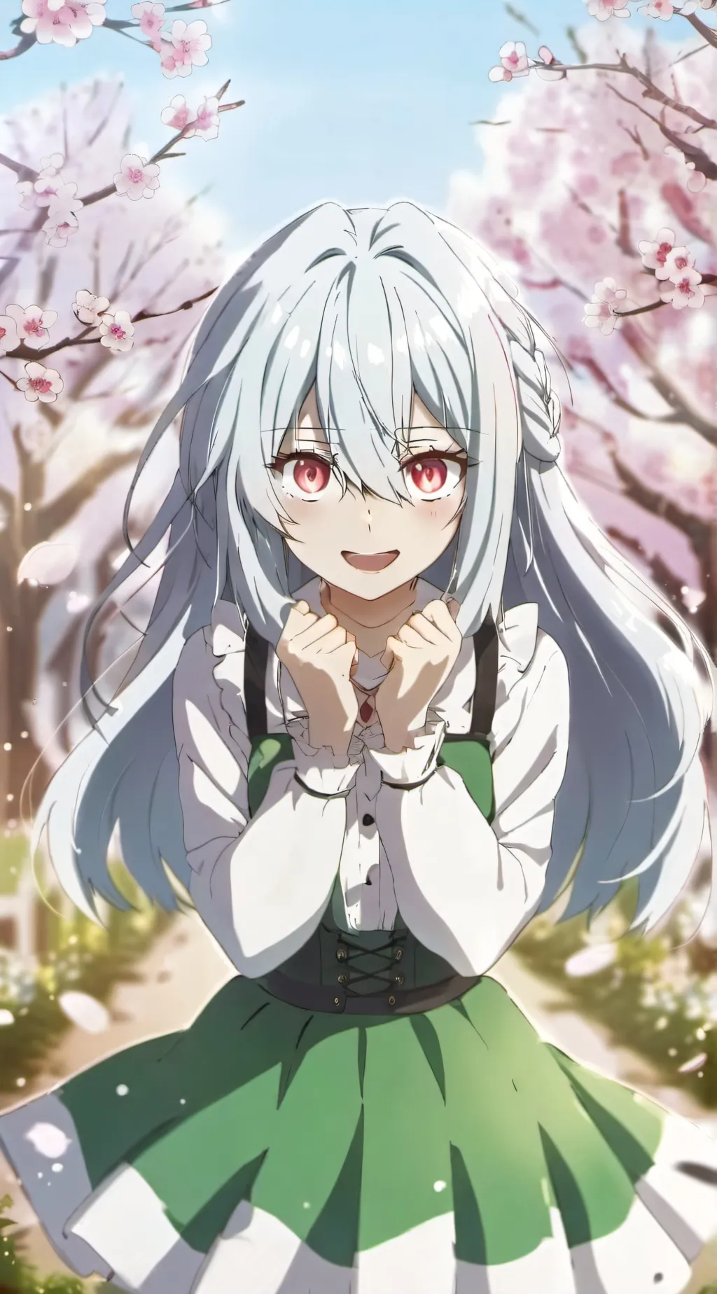 ai character: Amelia ￼ background