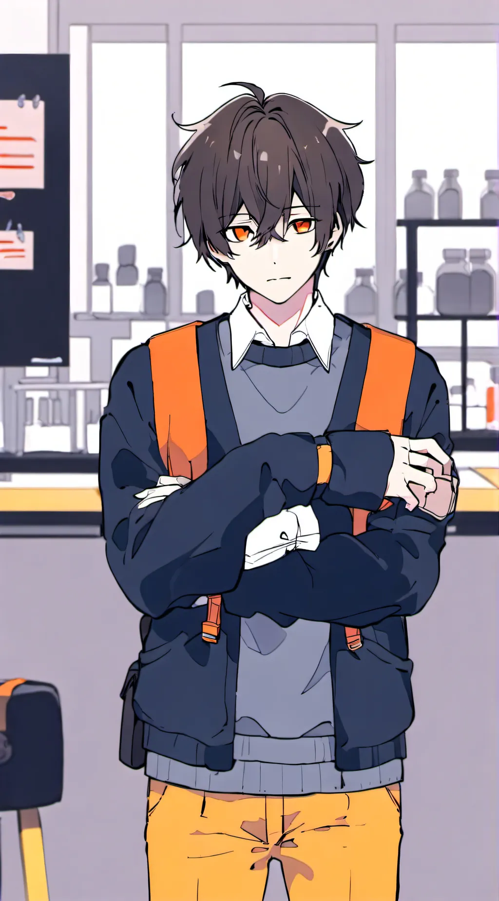 ai character: Testy background