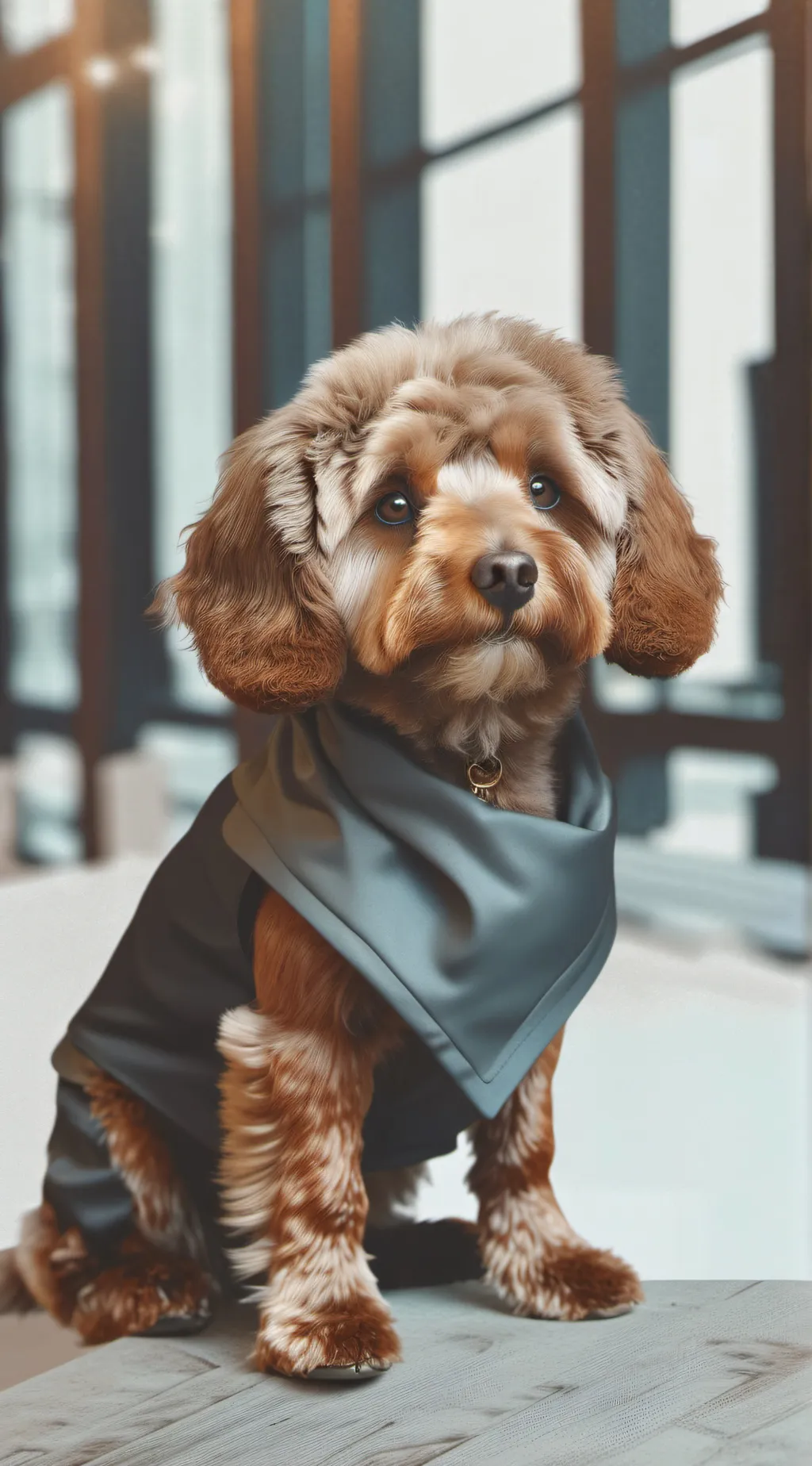 ai character: Mulch dog background