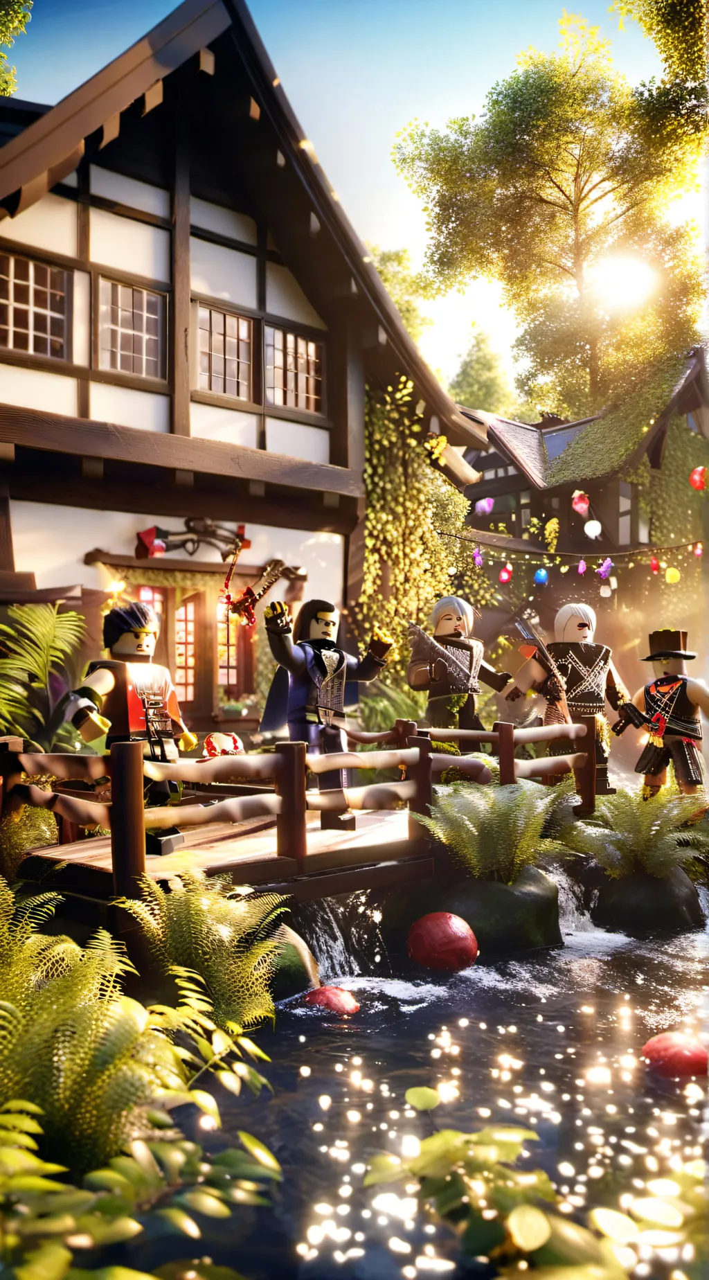 ai character: The Rise Of Red background