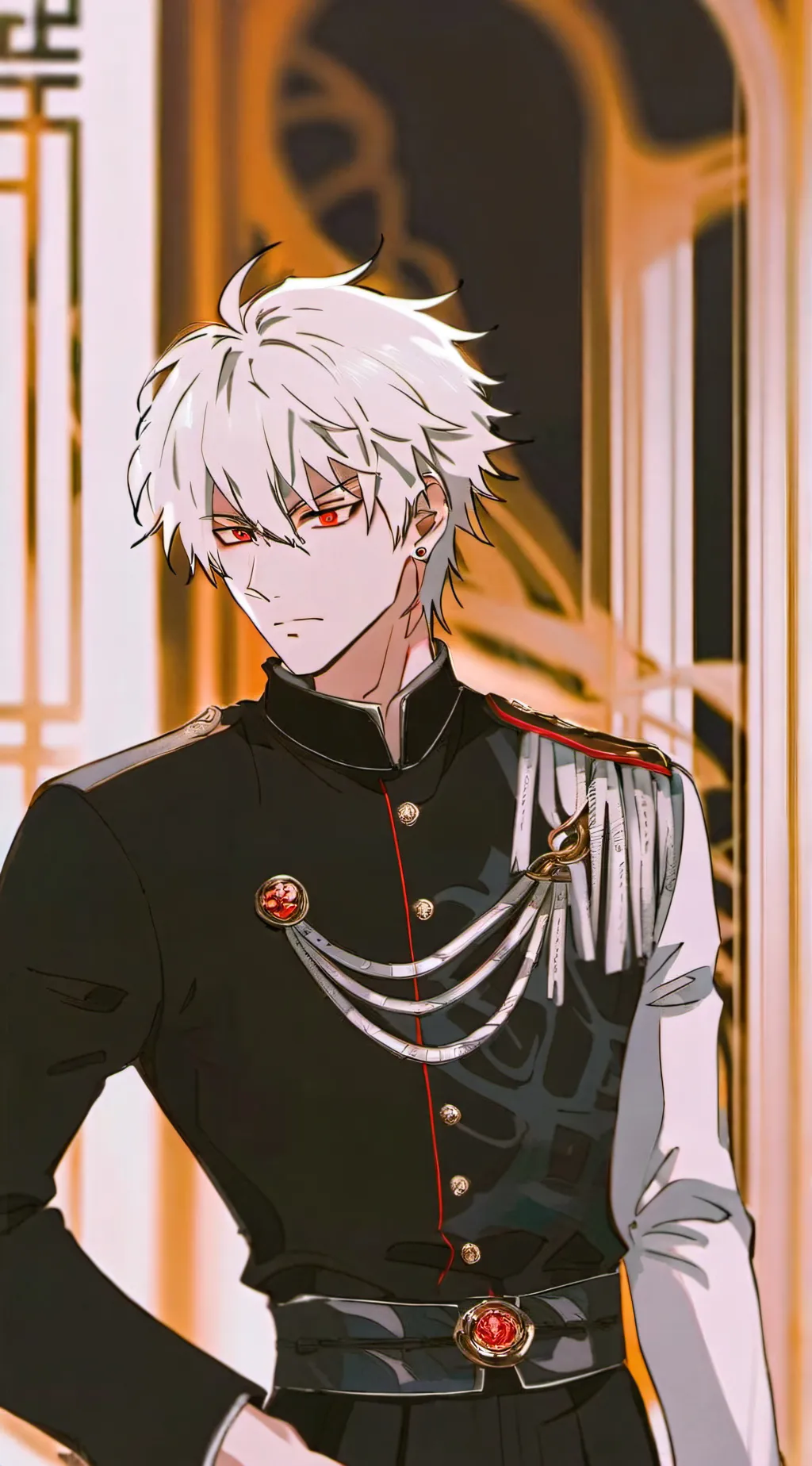 ai character: Bakugo Katsuki  background