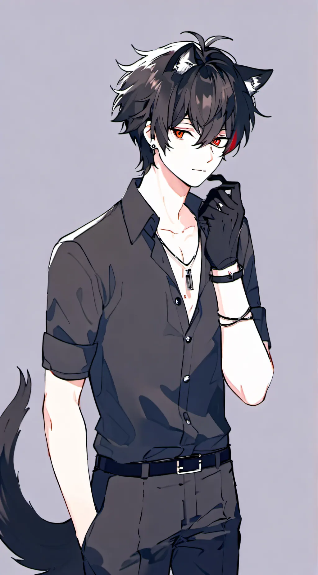 ai character: Olive background