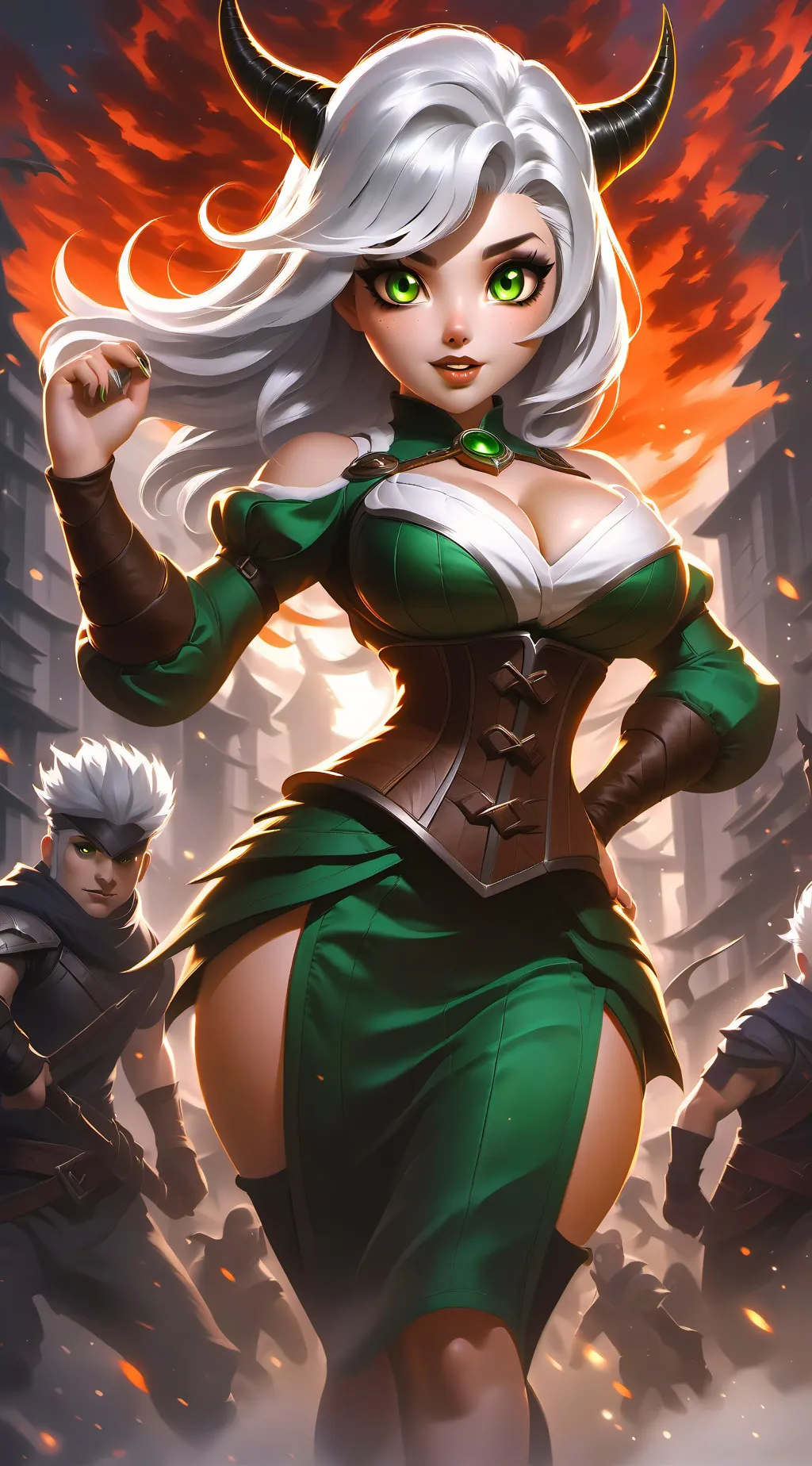 ai character: mafria background