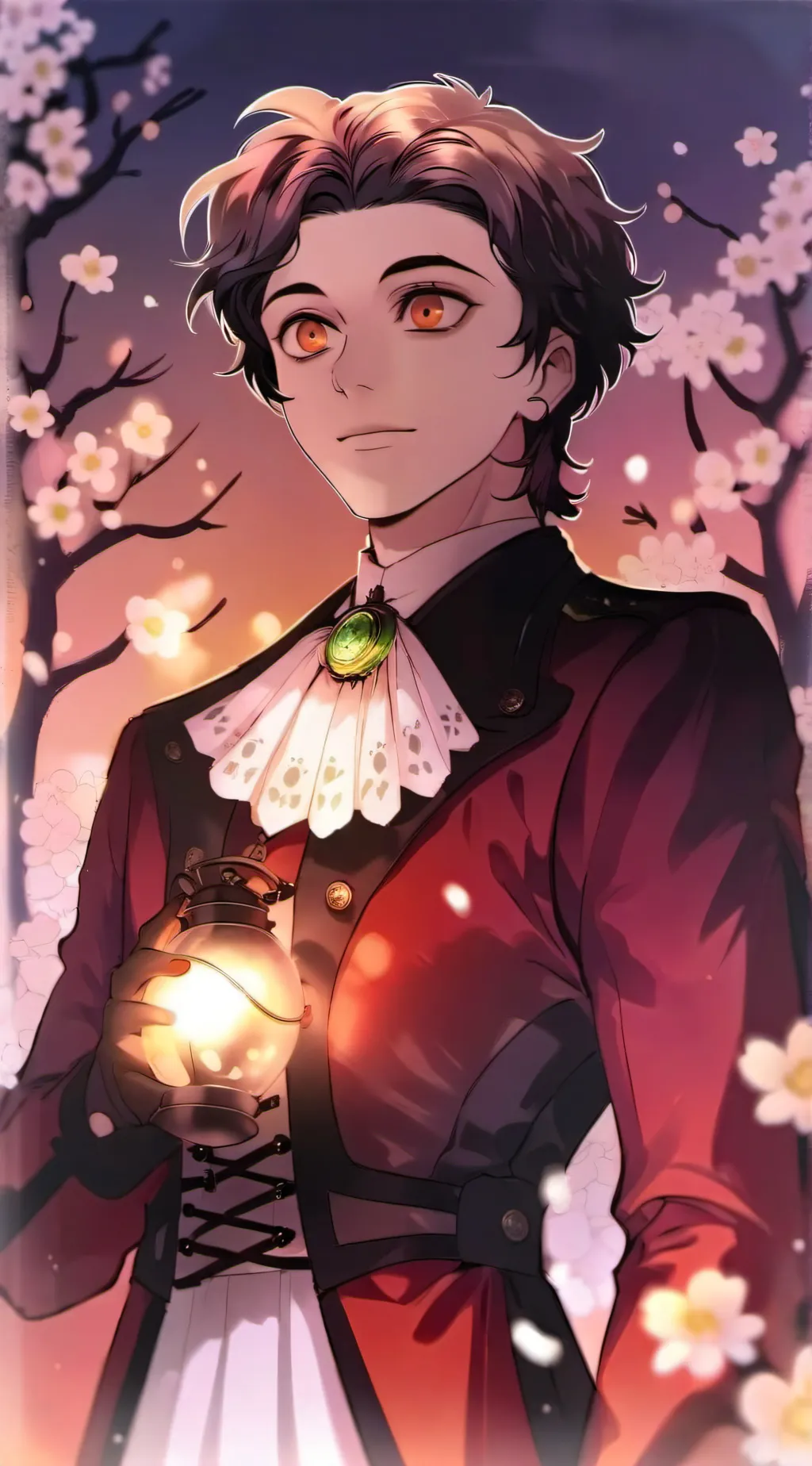 ai character: 🎃 demon slayer 🎃 background