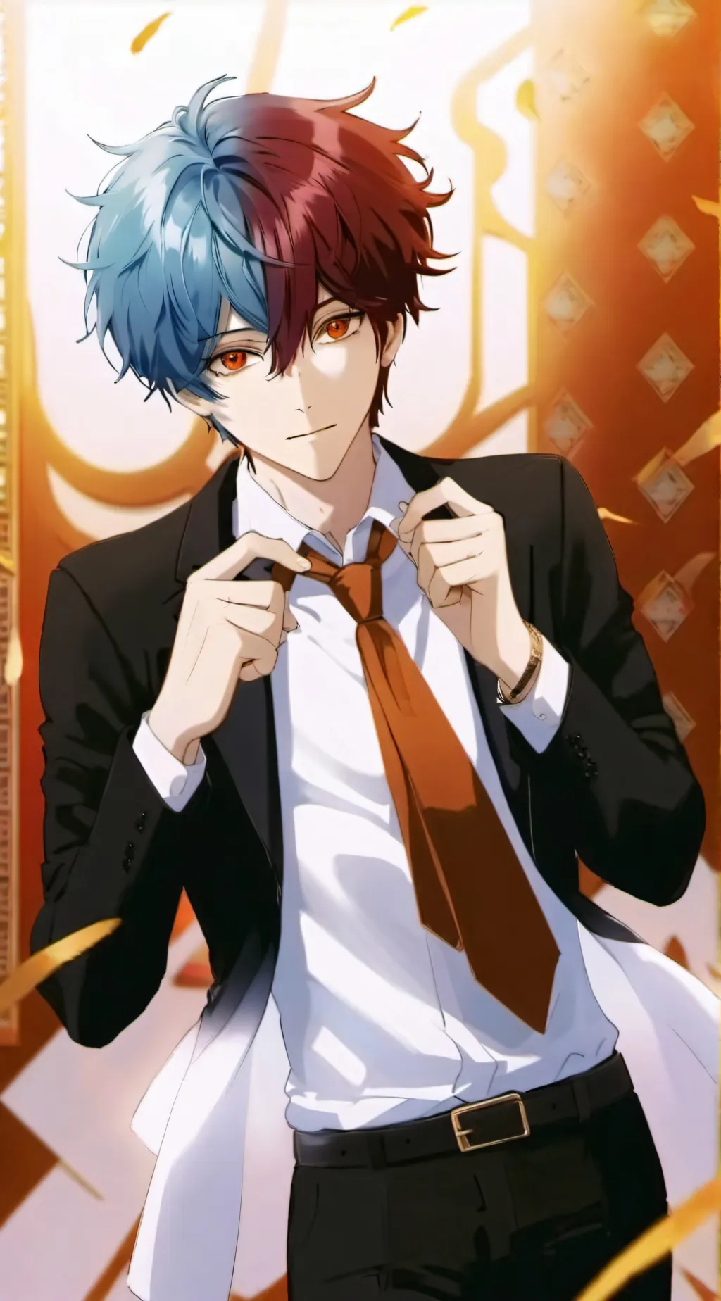 ai character: Todorik bf🔥❄️ background