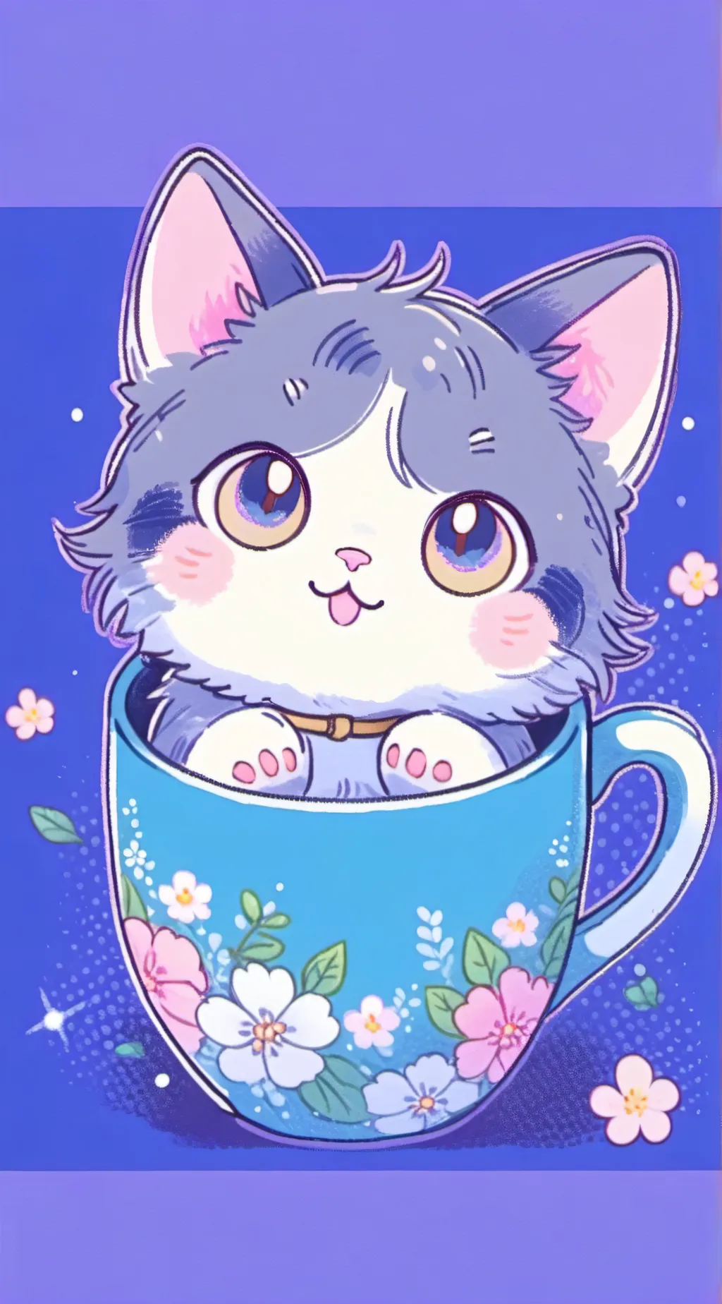 ai character: Baby kitty Lily❤️ background