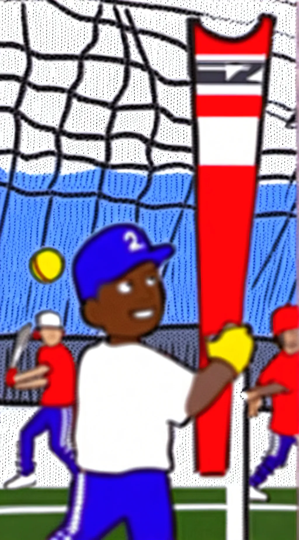 ai character: Backyard baseball background