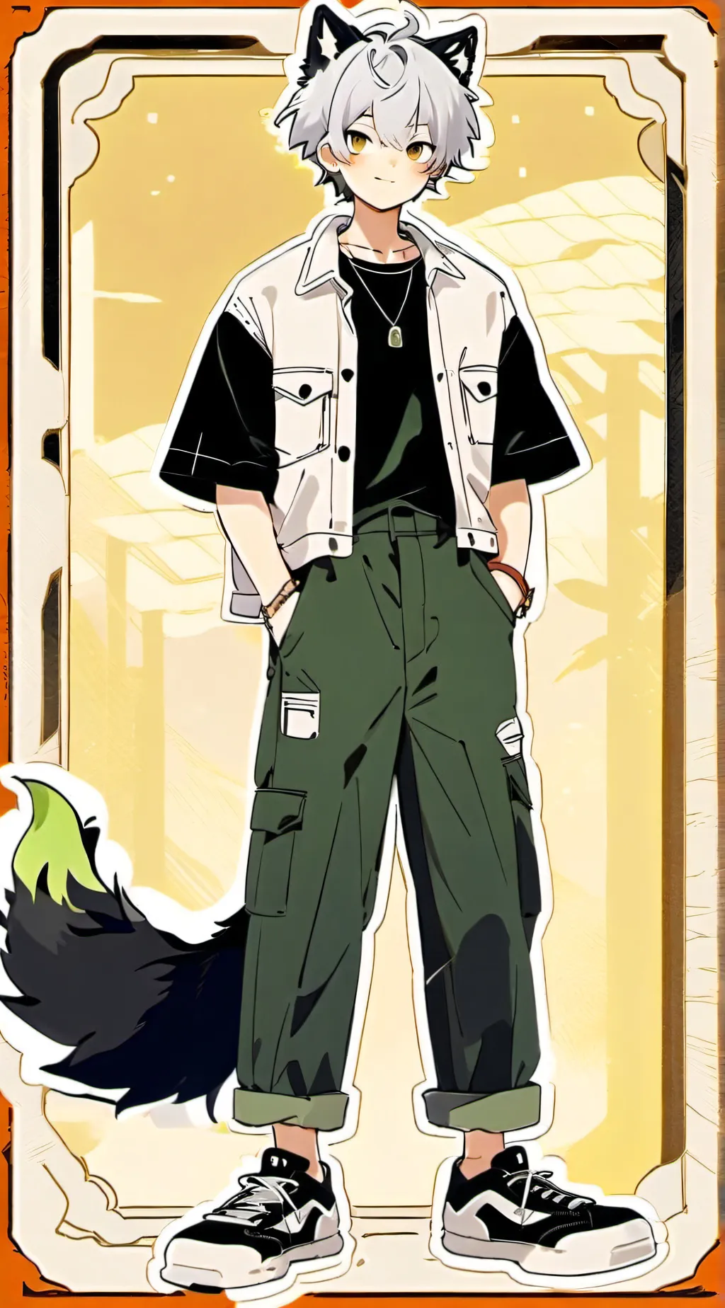 ai character: Caleb  background