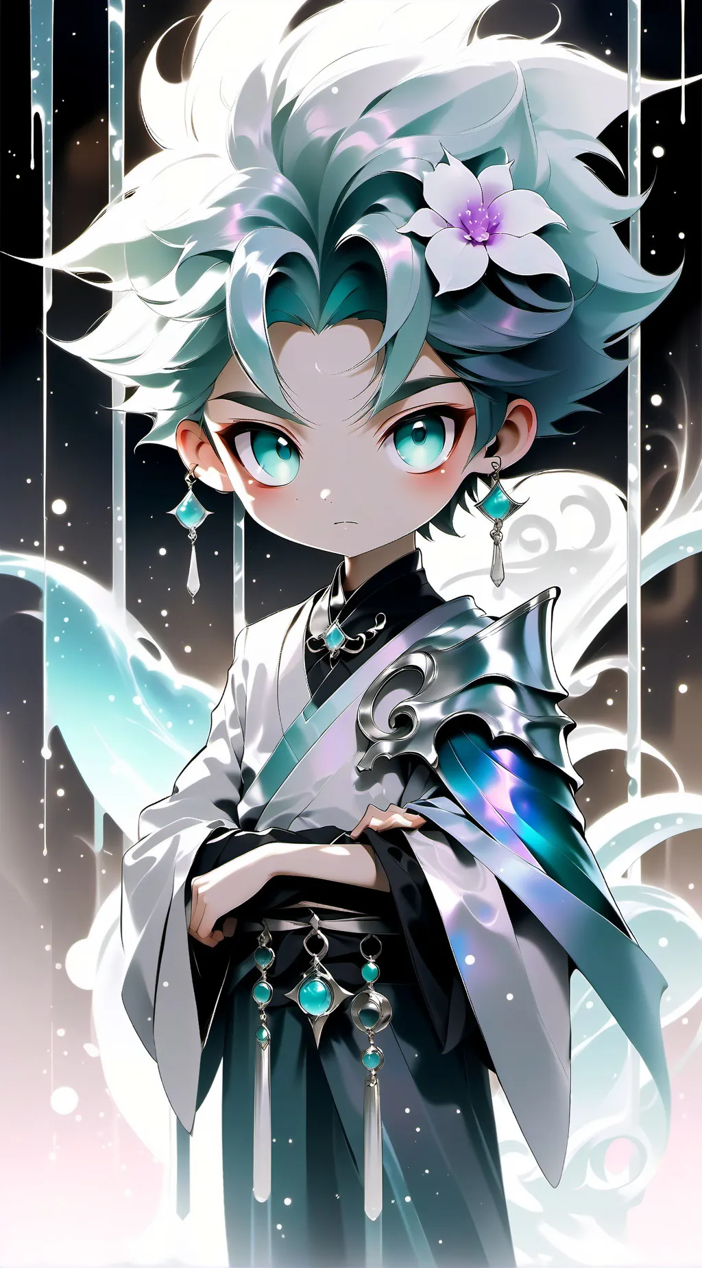 ai character: random things draw background