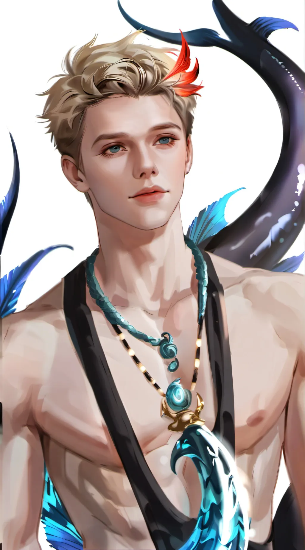 ai character: Caoimhin demigod  background