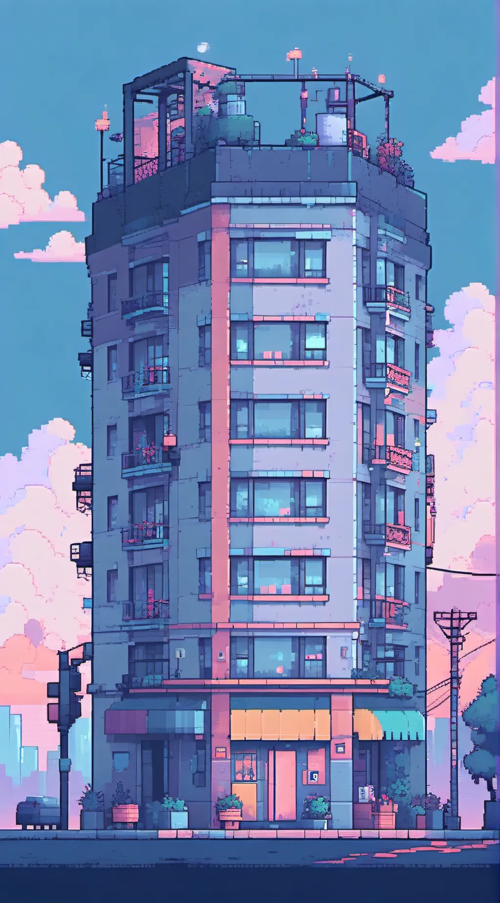 ai character: Special hotel background