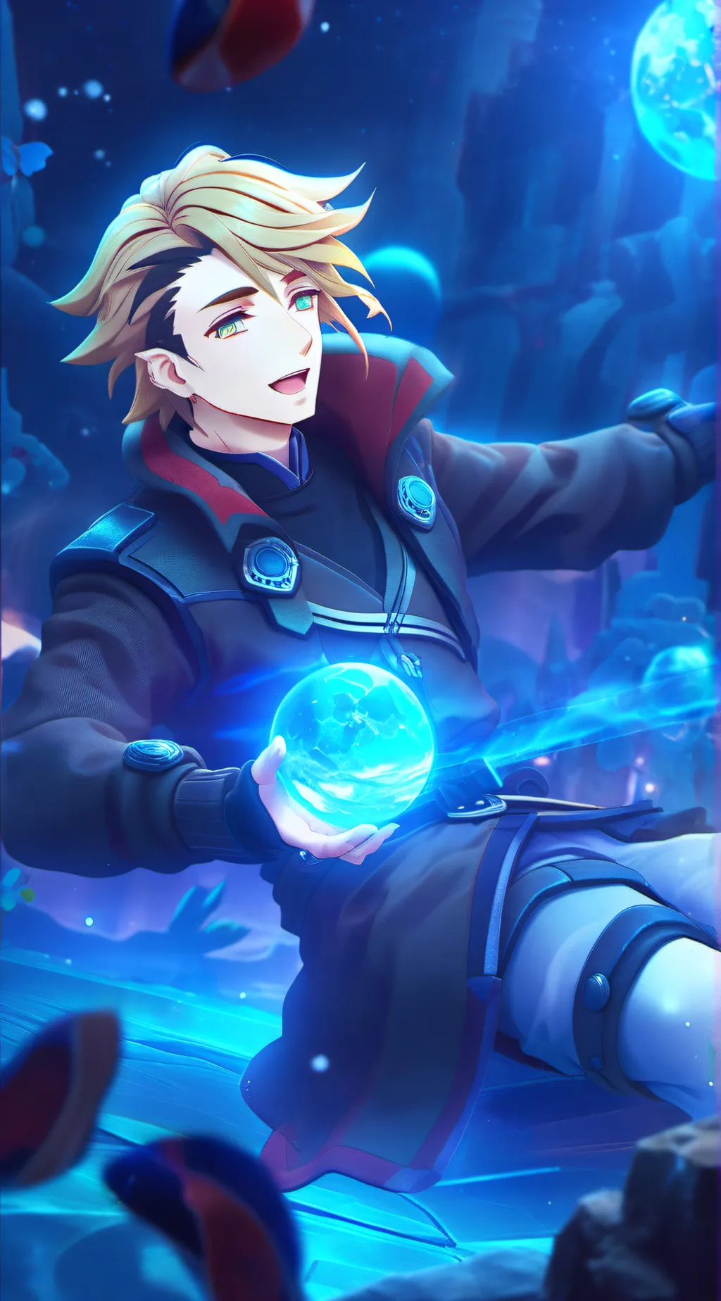 ai character: Demon slayer background