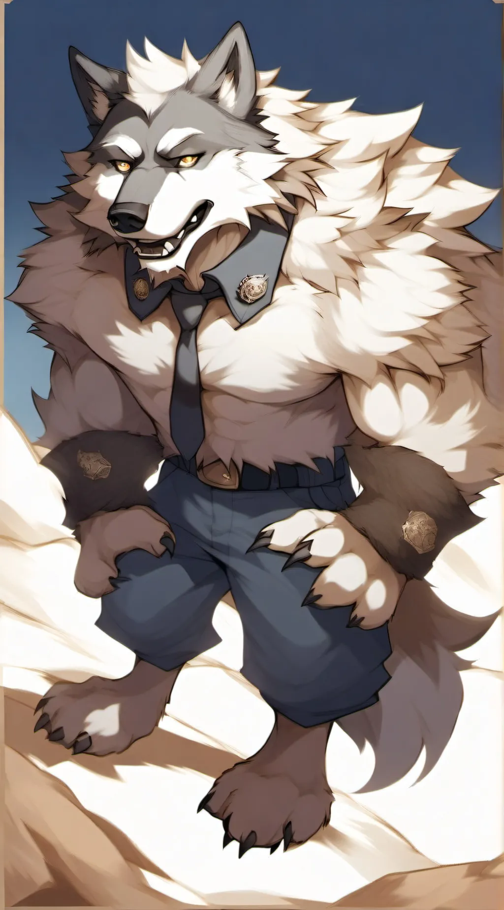 ai character: Maverick Direhowl background