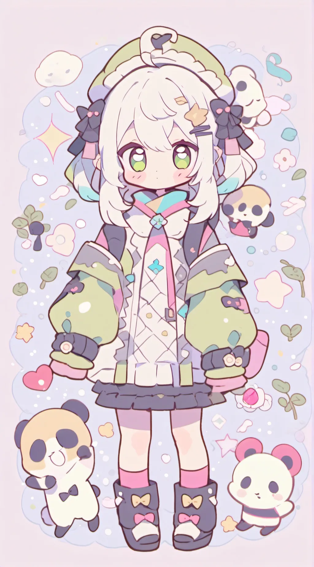 ai character: Mha - Chainsaw background