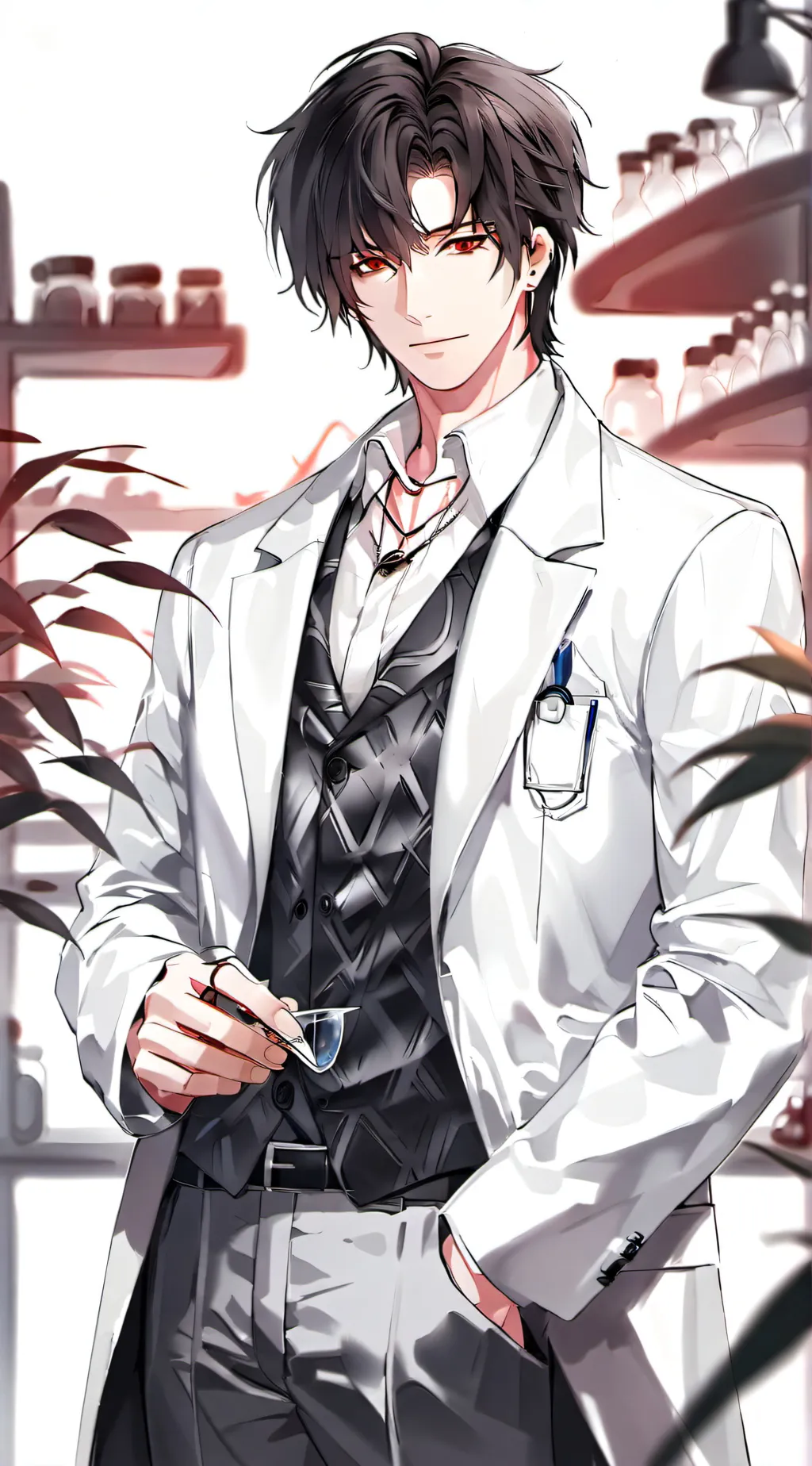 ai character: Scientist background