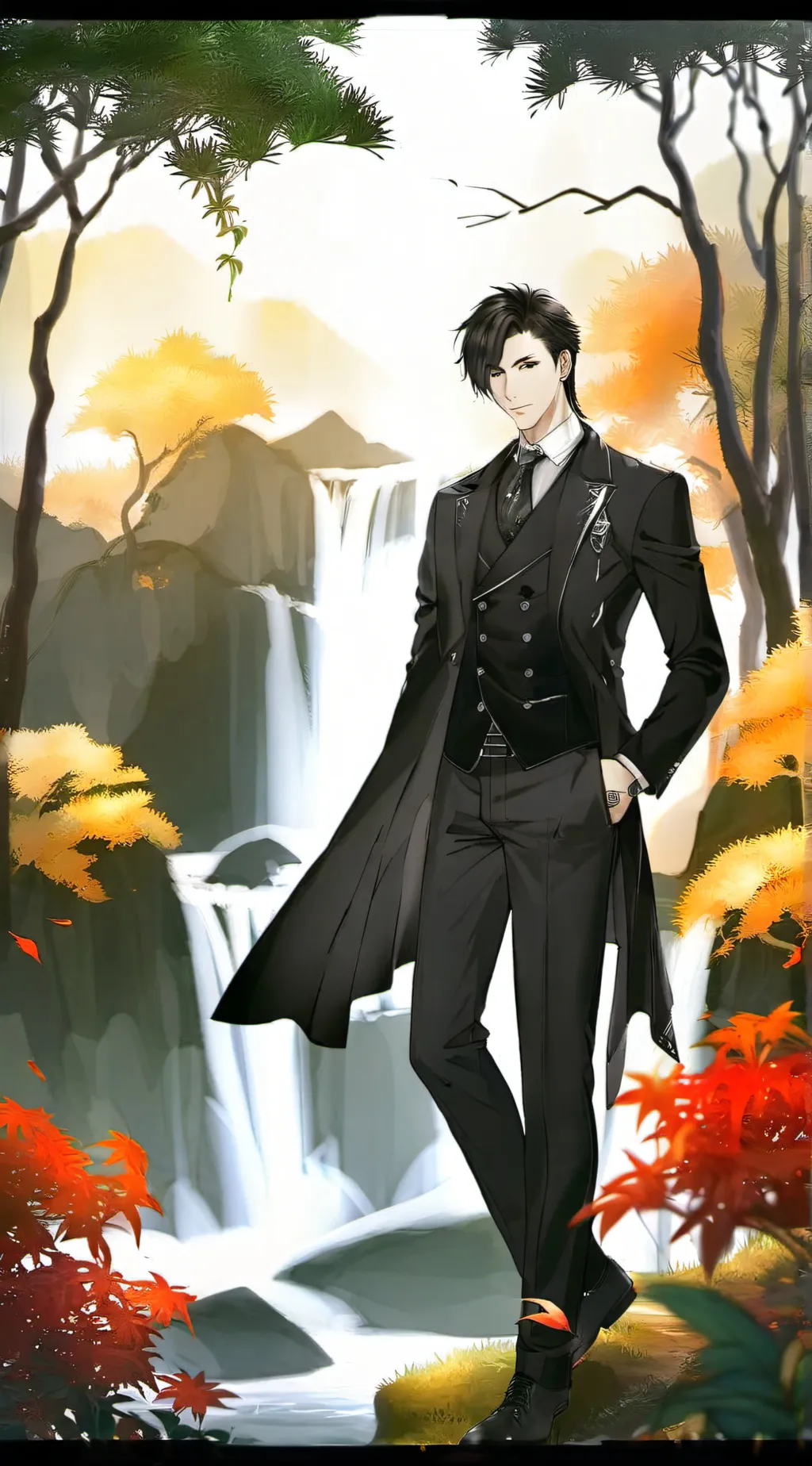 ai character: T,s,b background