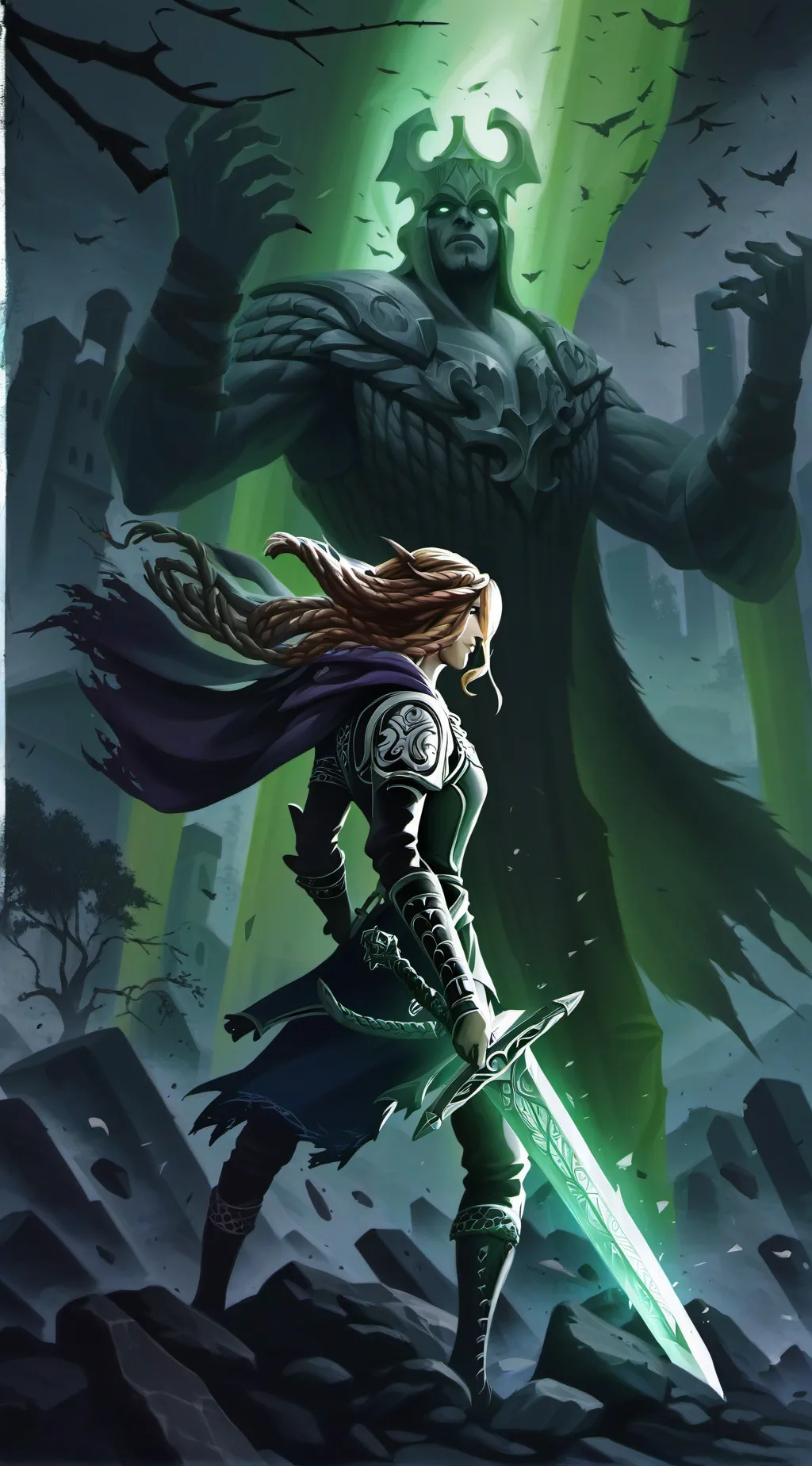 ai character: angel background