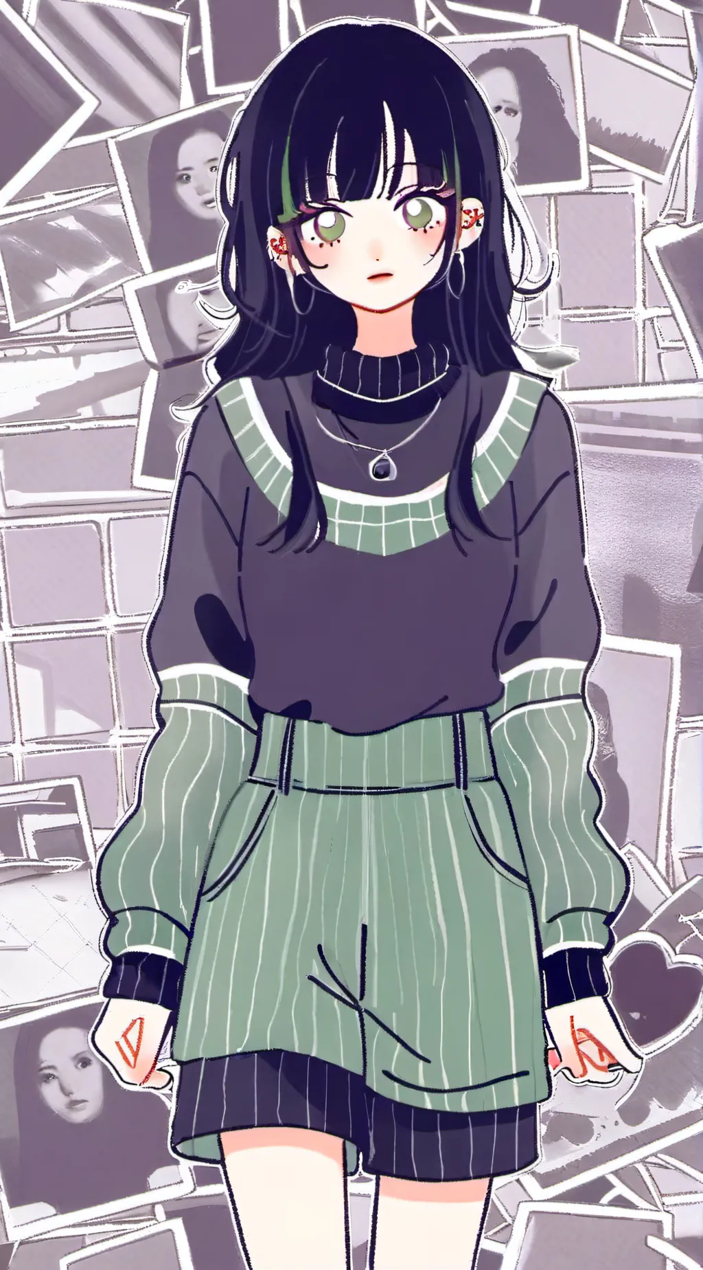 ai character: MHA (New girl) background